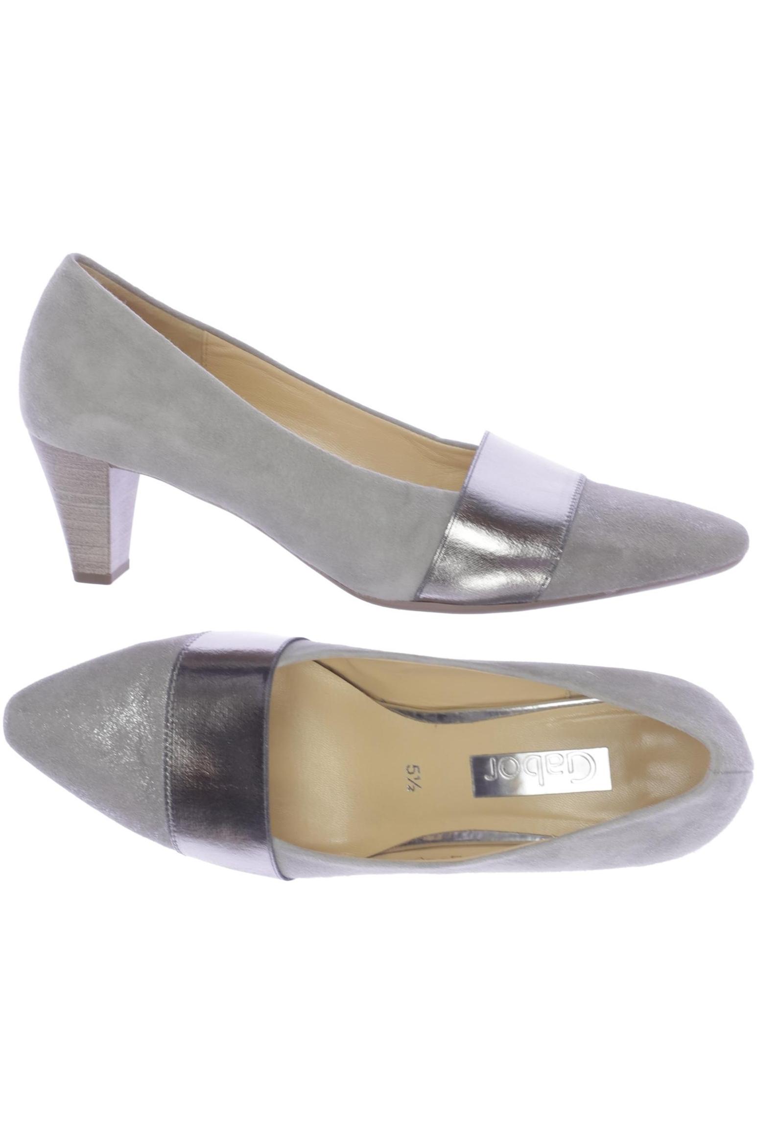 

Gabor Damen Pumps, grau, Gr. 5.5