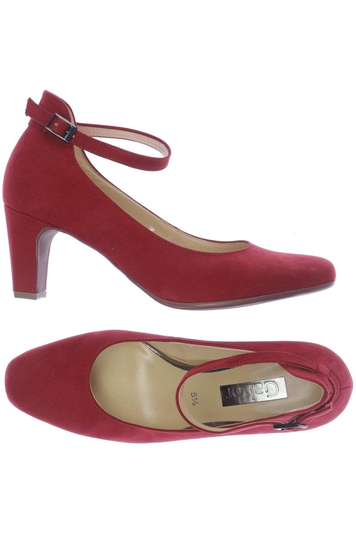 

Gabor Damen Pumps, rot, Gr. 5.5