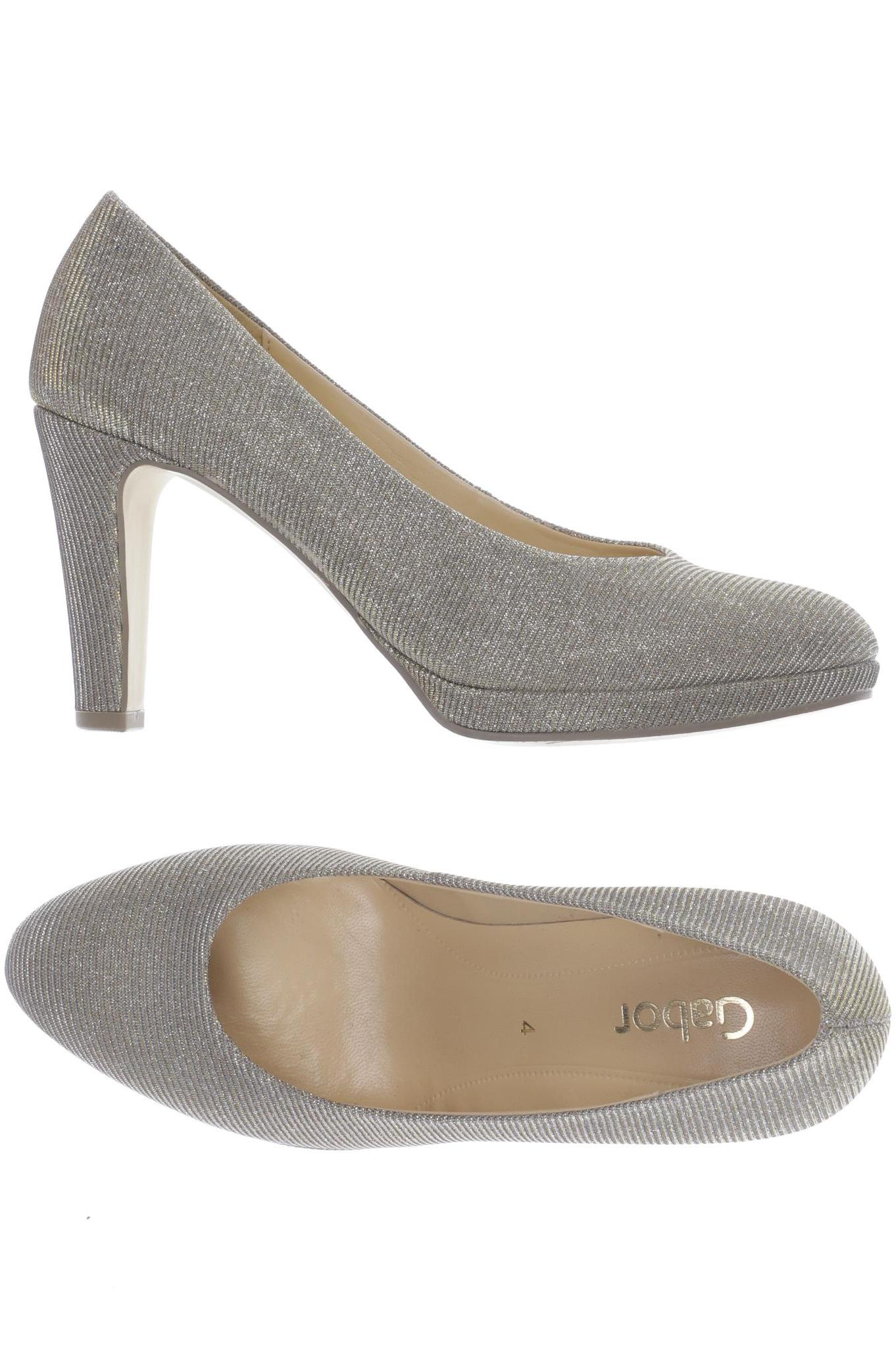 

Gabor Damen Pumps, silber, Gr. 4