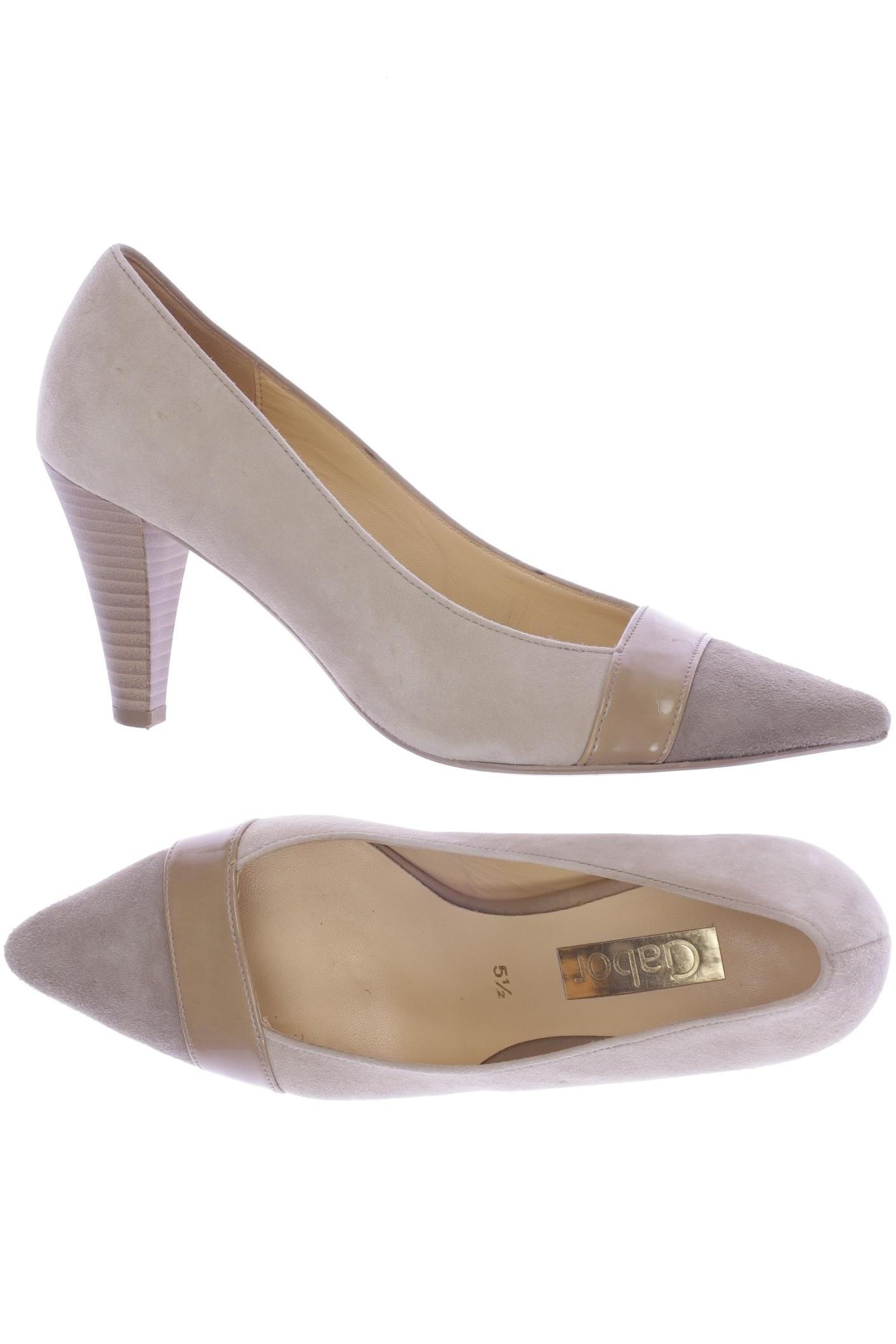 

Gabor Damen Pumps, beige, Gr. 5.5
