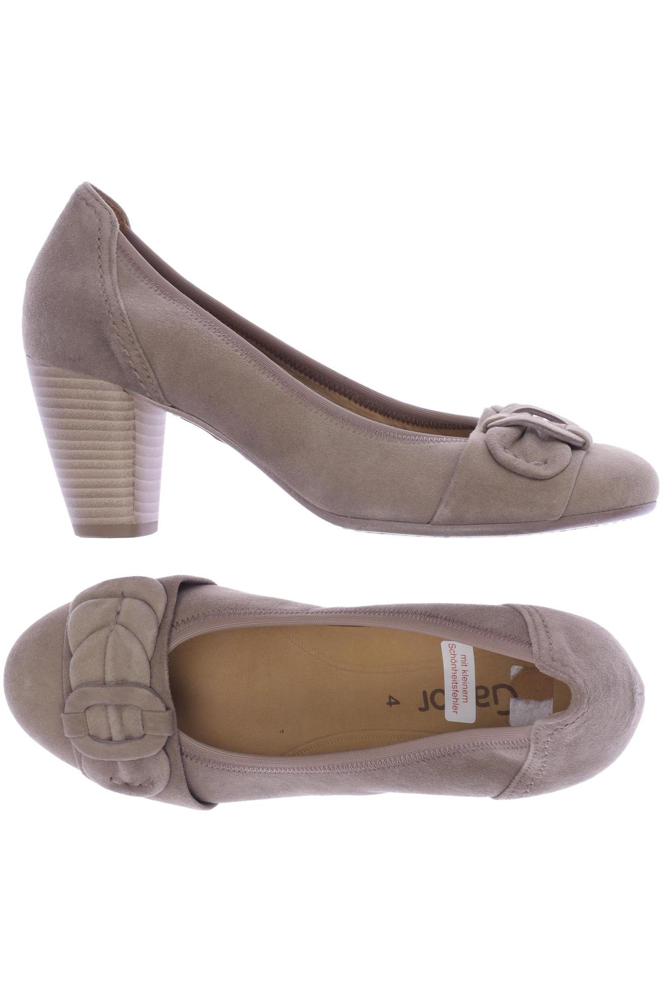 

Gabor Damen Pumps, beige, Gr. 4