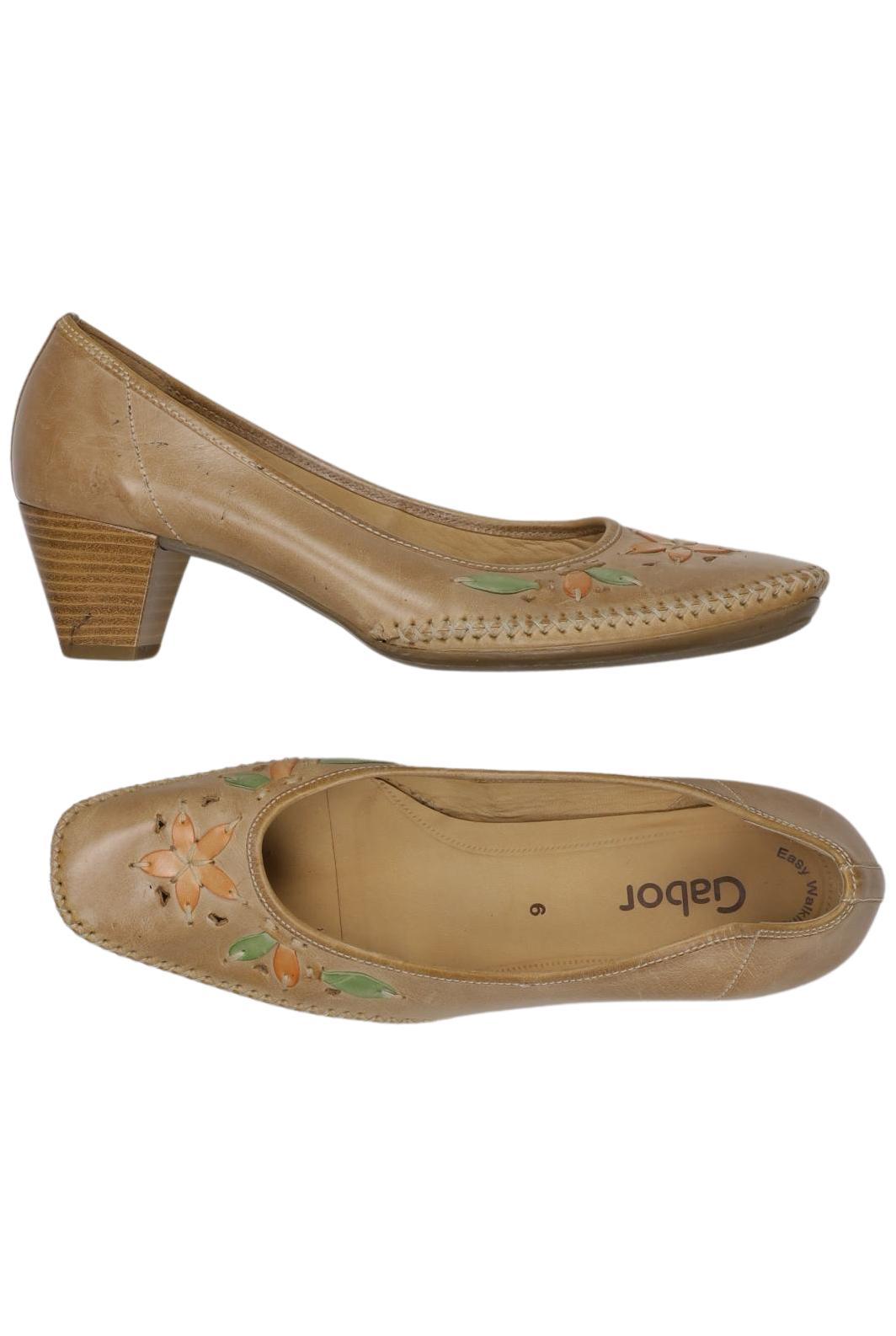 

Gabor Damen Pumps, beige, Gr. 6