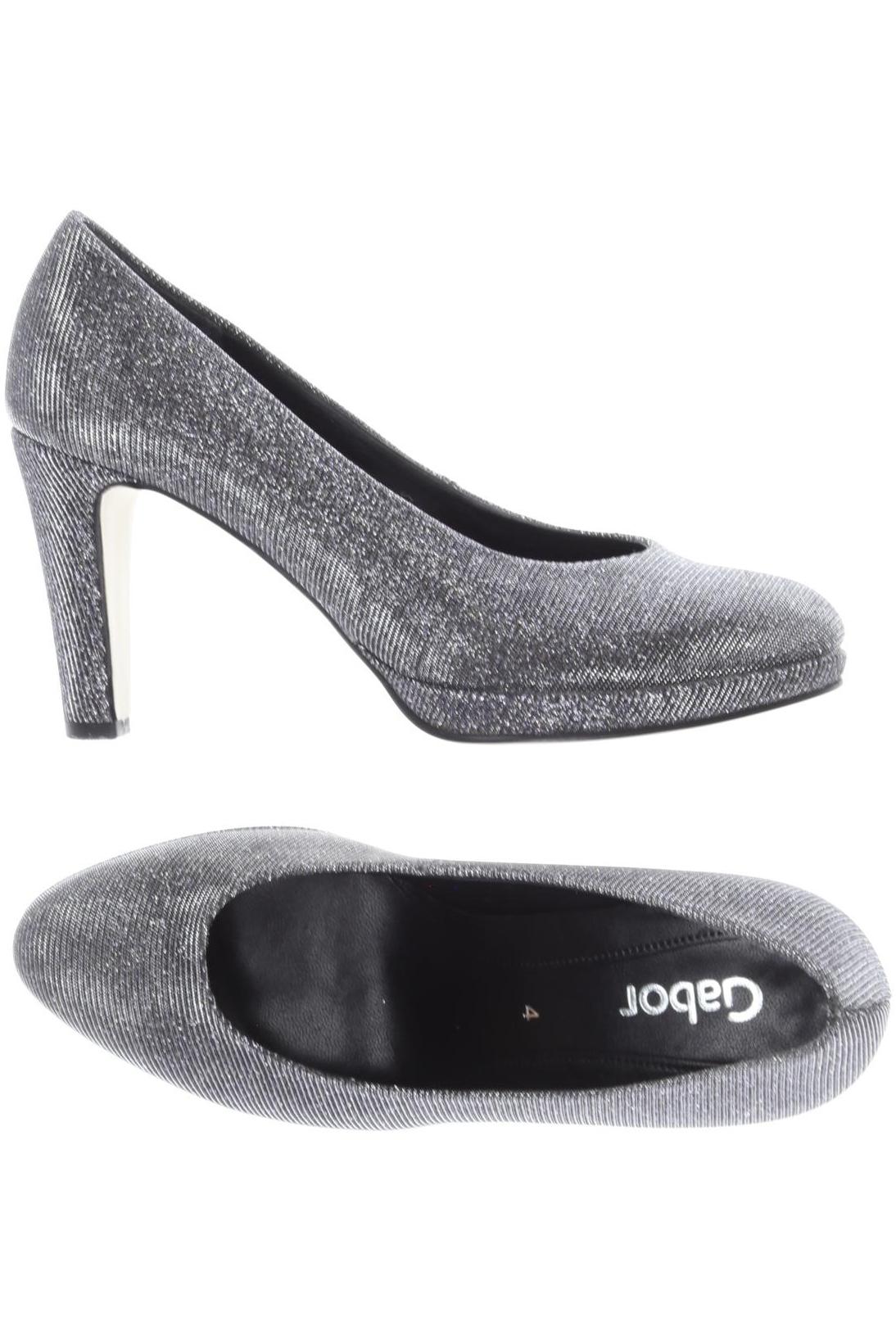 

Gabor Damen Pumps, silber, Gr. 4