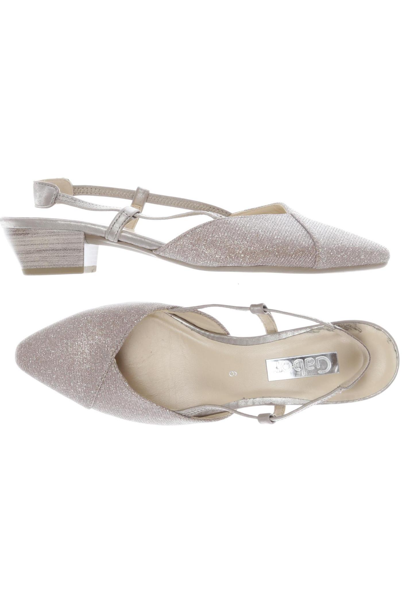 

Gabor Damen Pumps, silber, Gr. 6