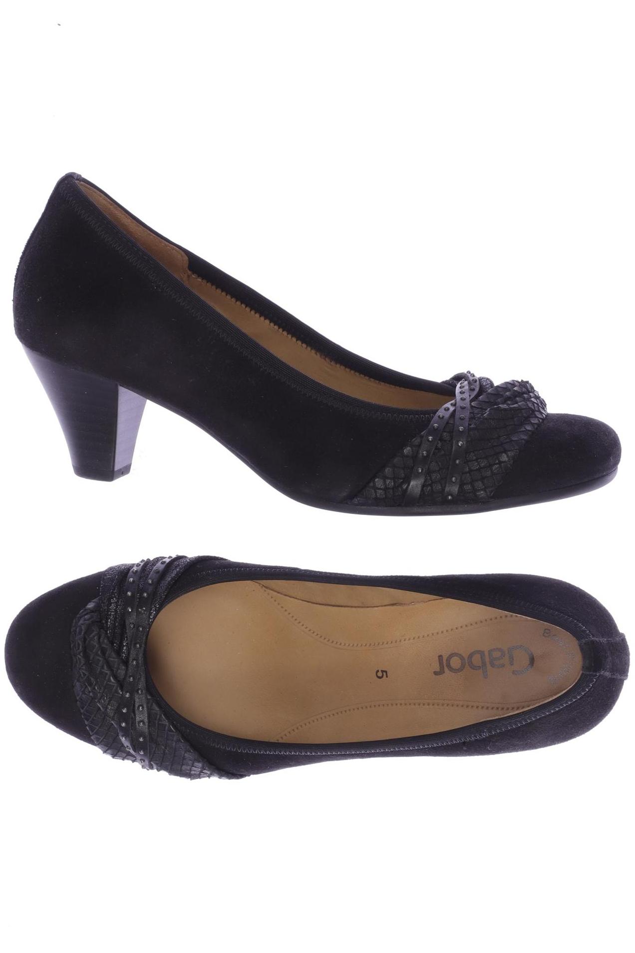 

Gabor Damen Pumps, schwarz, Gr. 5