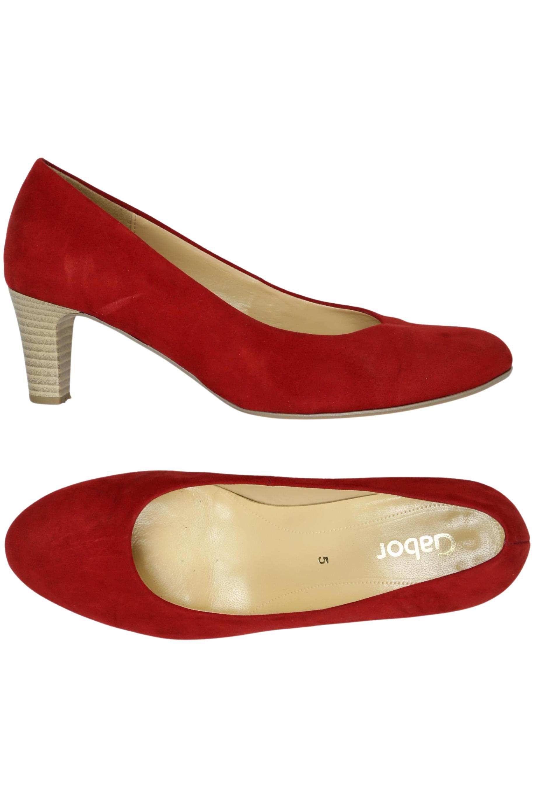 

Gabor Damen Pumps, rot, Gr. 5