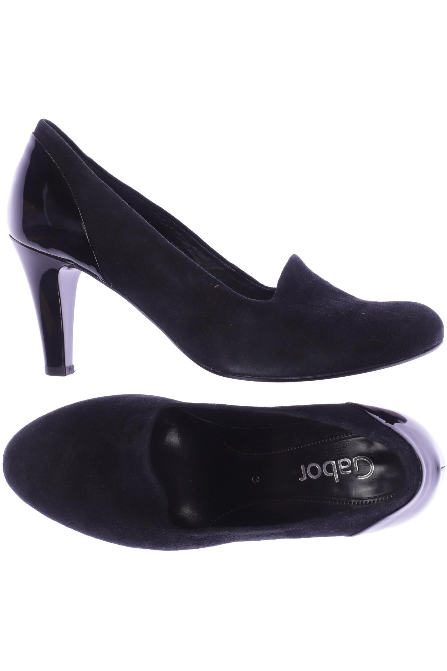 

Gabor Damen Pumps, schwarz, Gr. 3