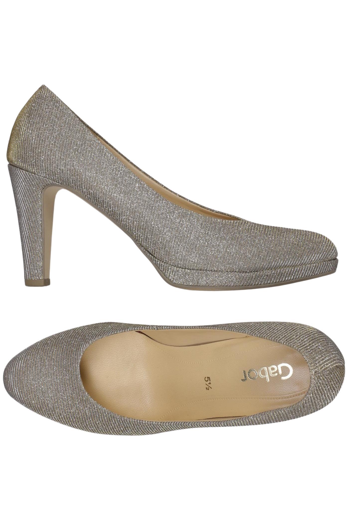 

Gabor Damen Pumps, silber, Gr. 5.5