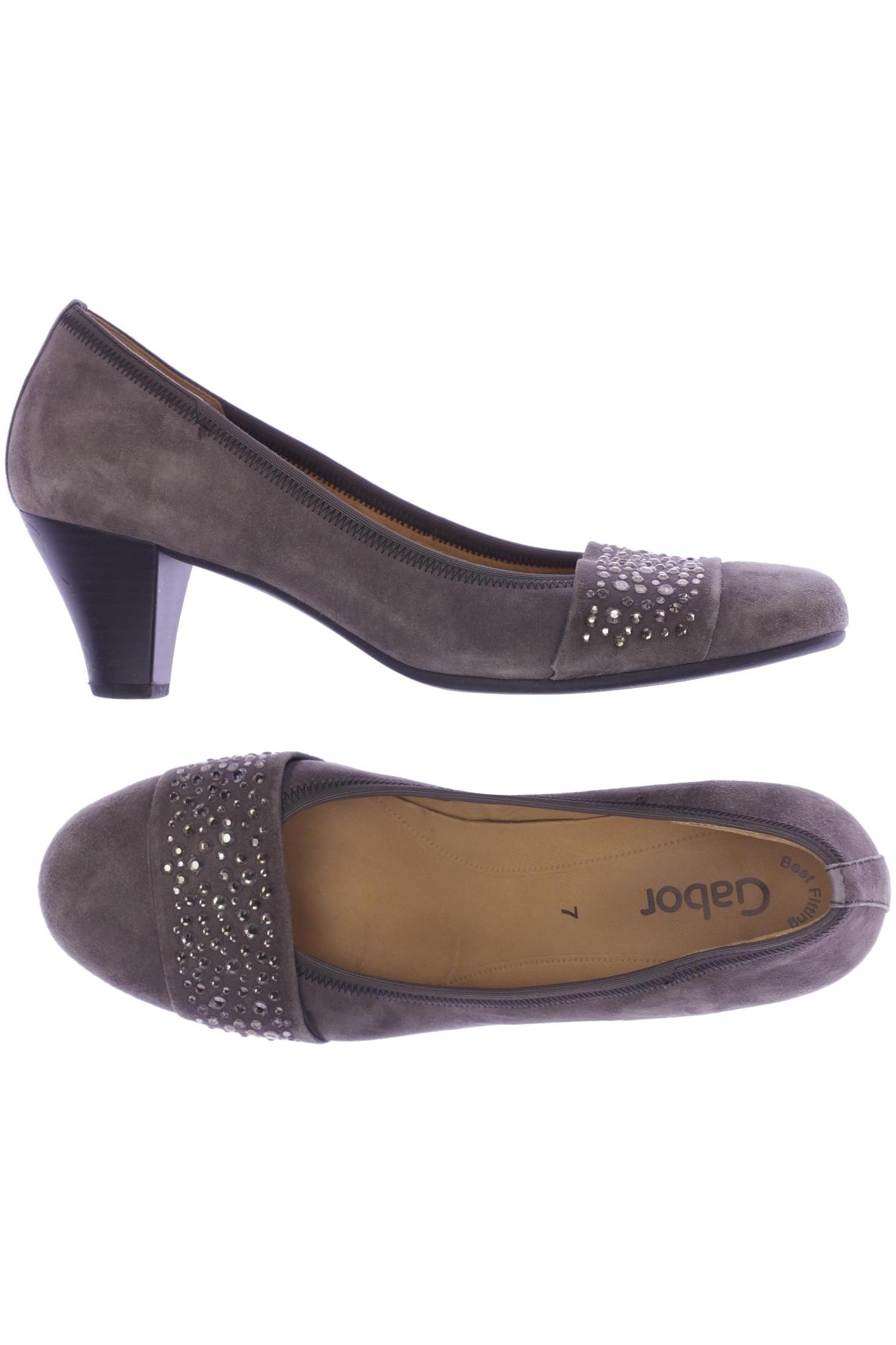 

Gabor Damen Pumps, grau, Gr. 7