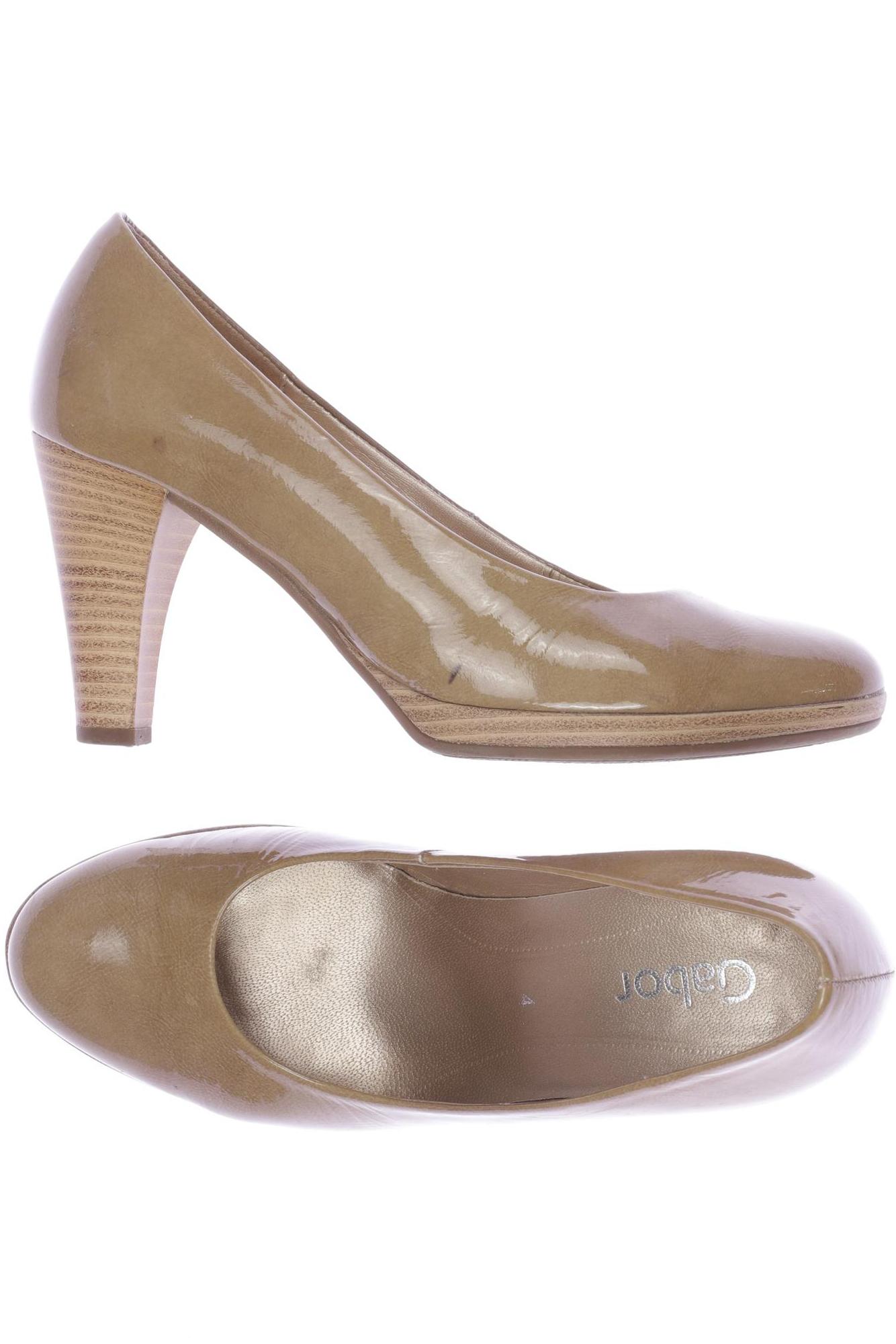 

Gabor Damen Pumps, beige, Gr. 4
