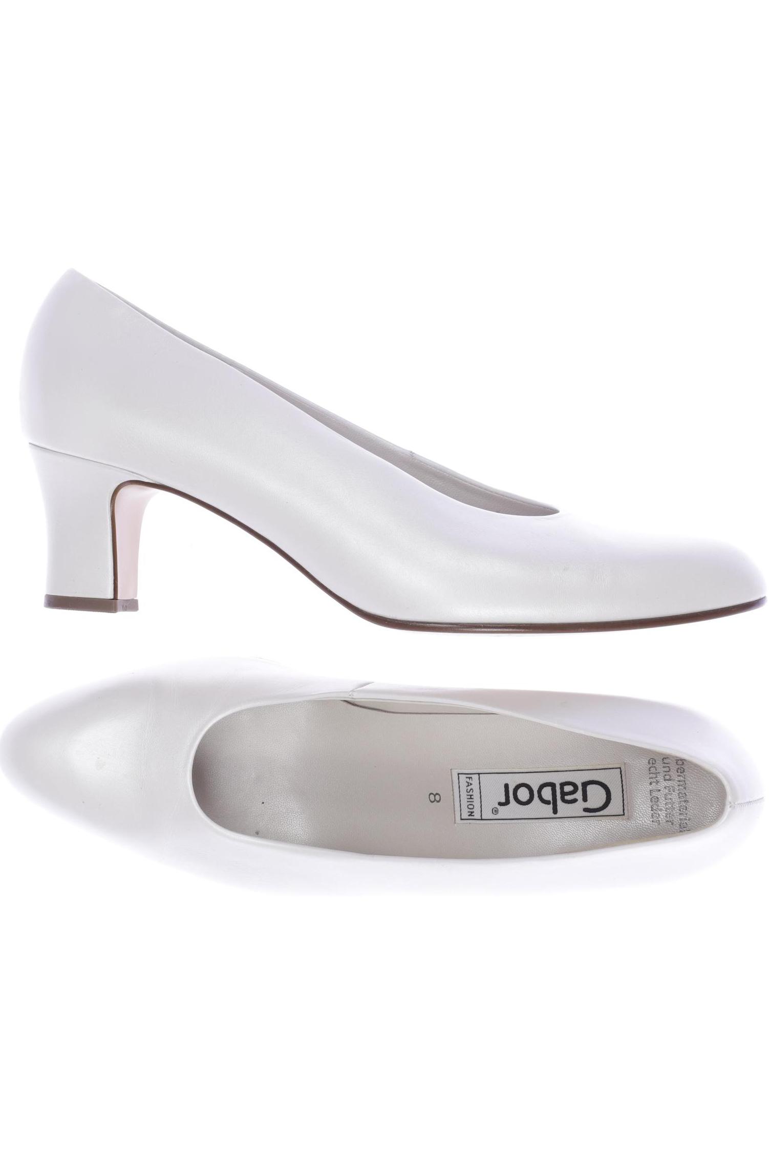 

Gabor Damen Pumps, weiß, Gr. 8