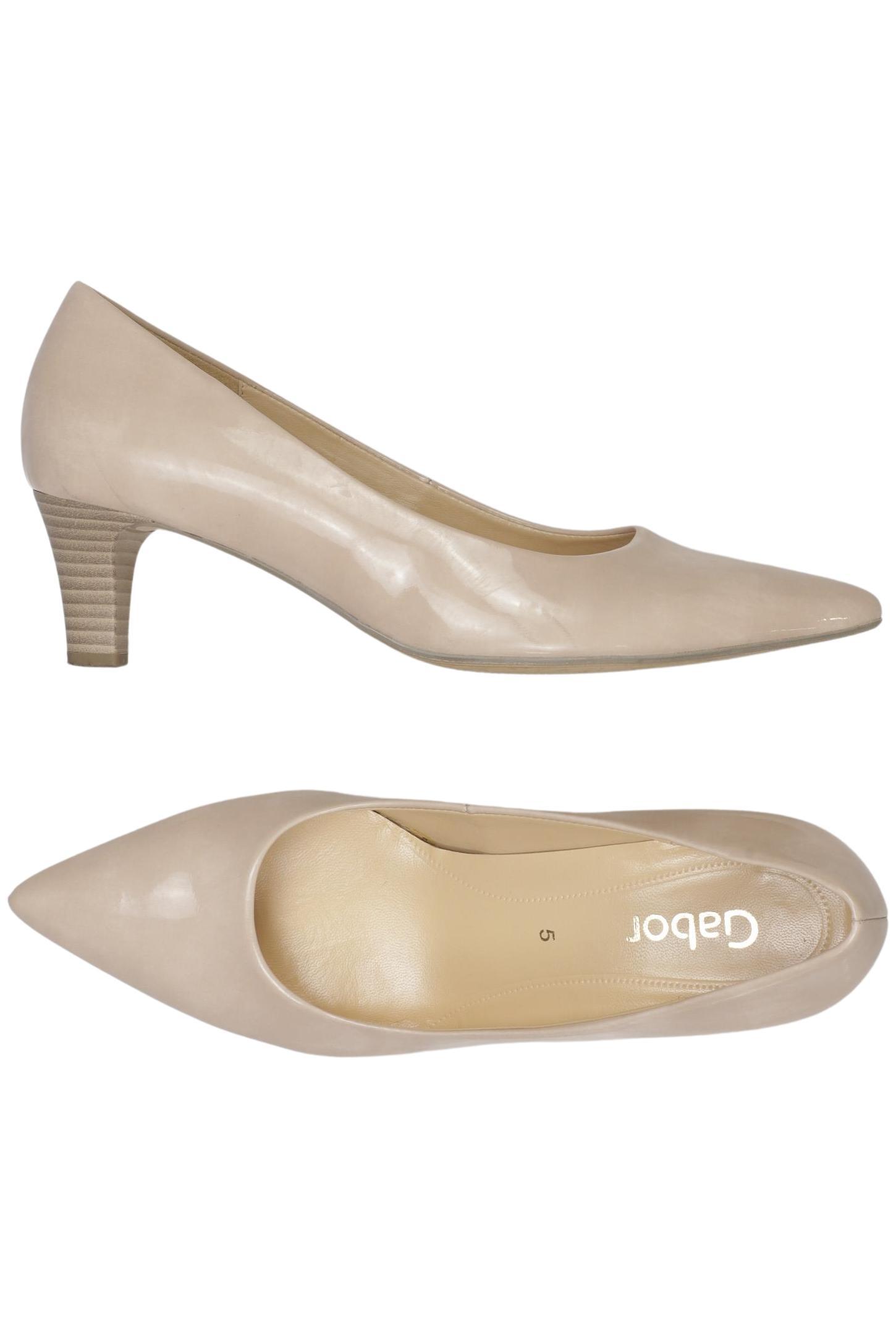 

Gabor Damen Pumps, beige, Gr. 5