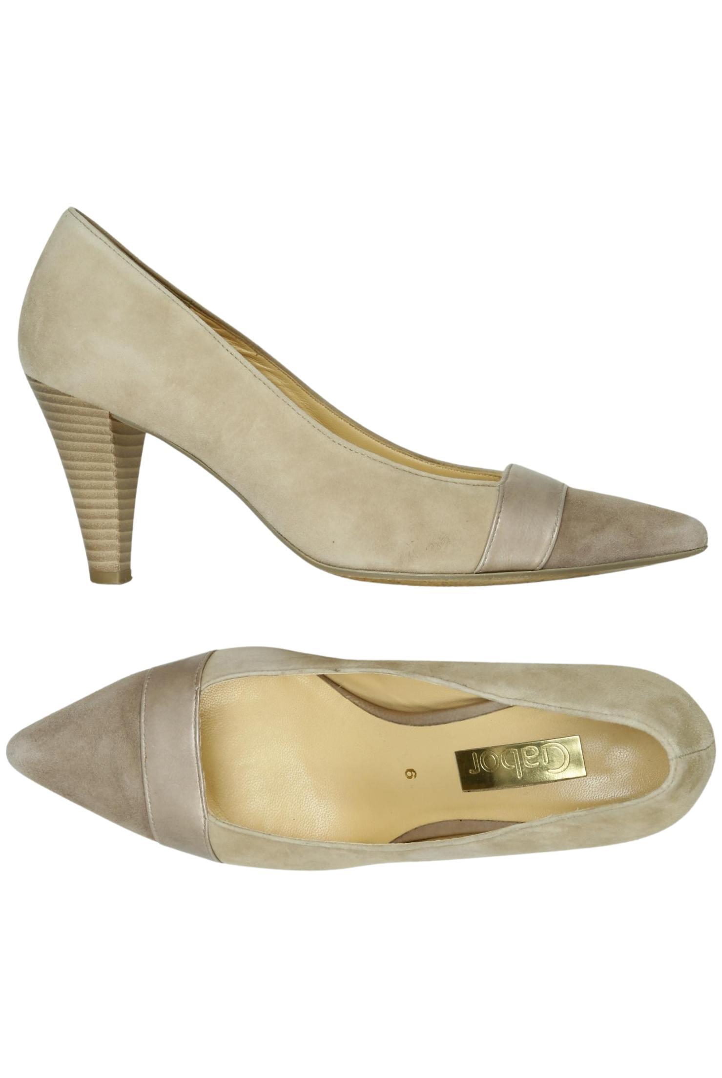 

Gabor Damen Pumps, beige, Gr. 6