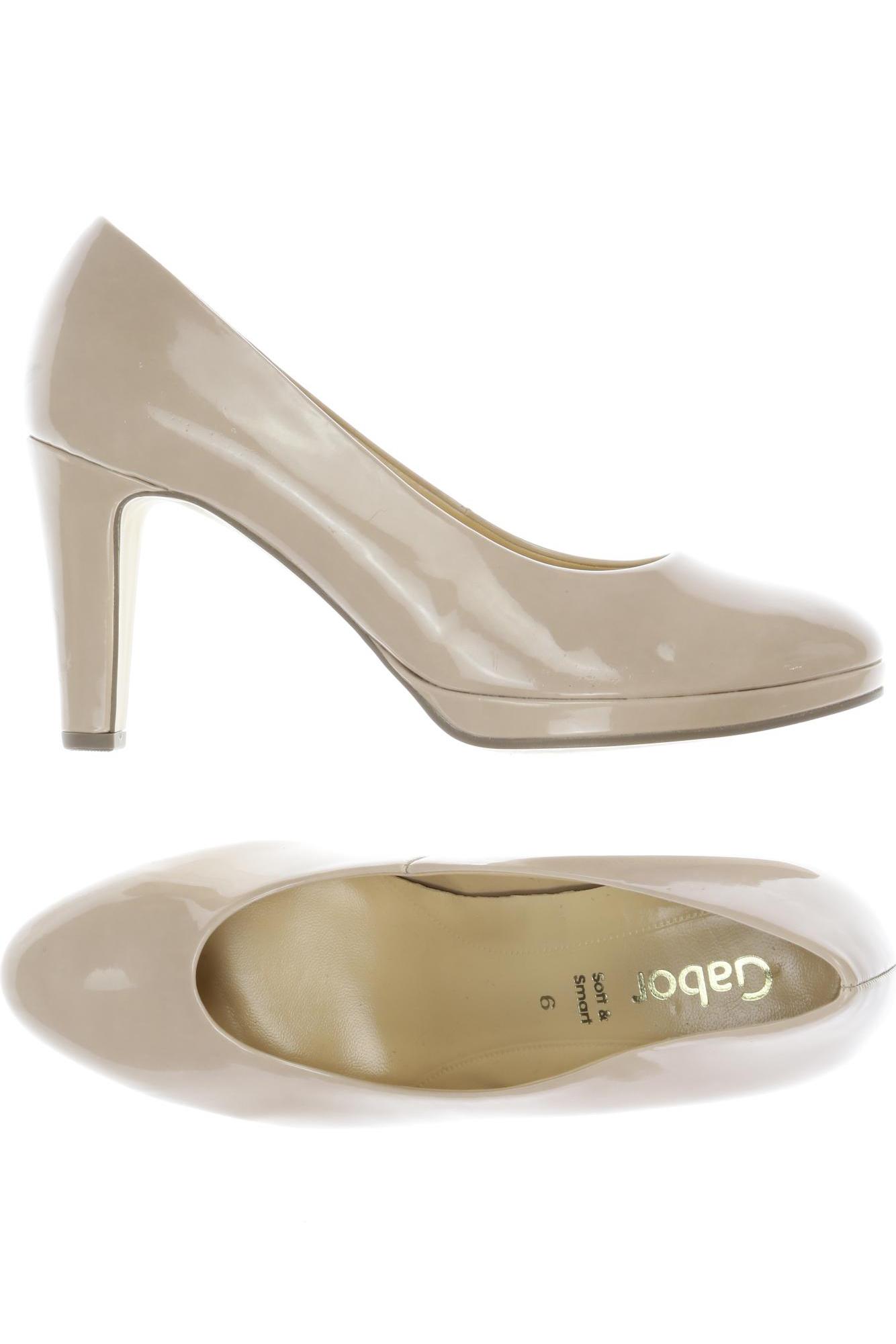 

Gabor Damen Pumps, beige, Gr. 6