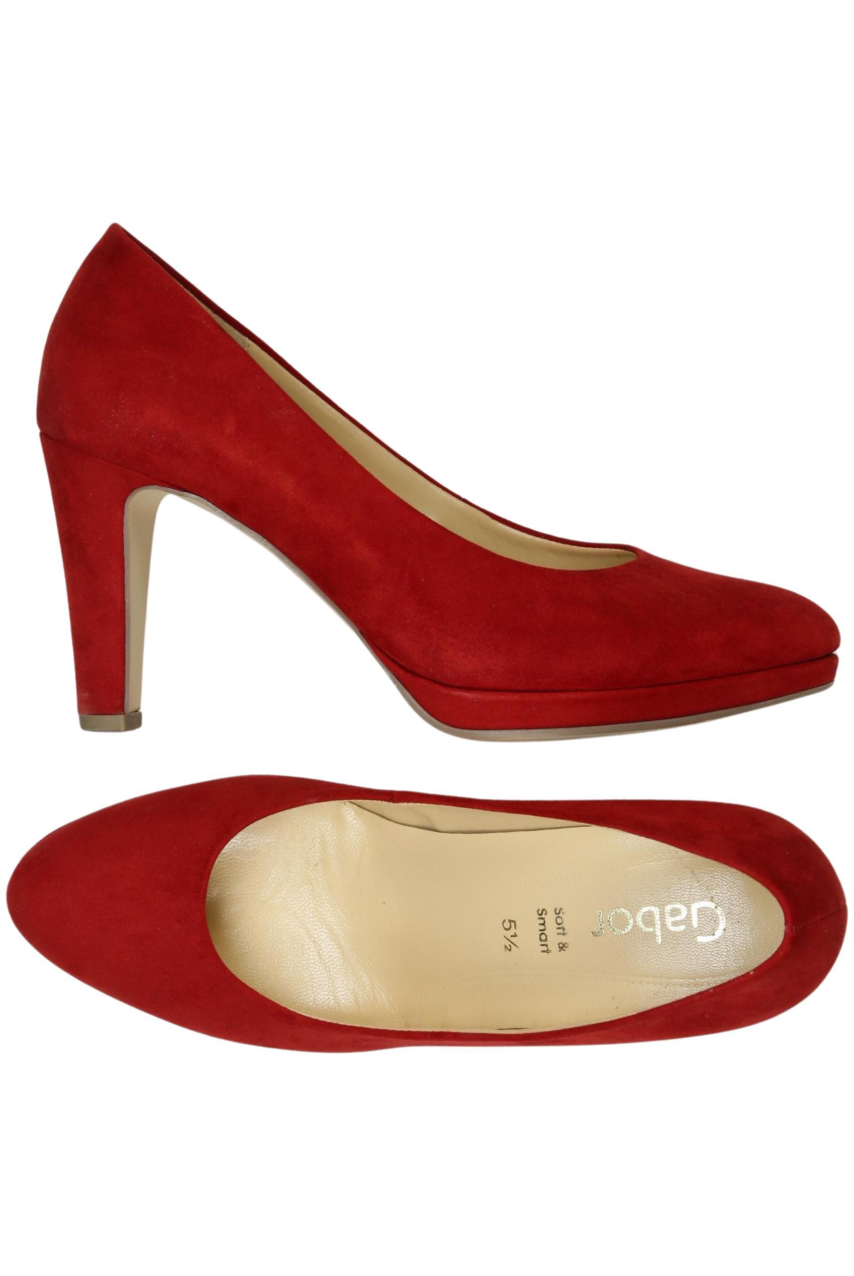 

Gabor Damen Pumps, rot, Gr. 5.5