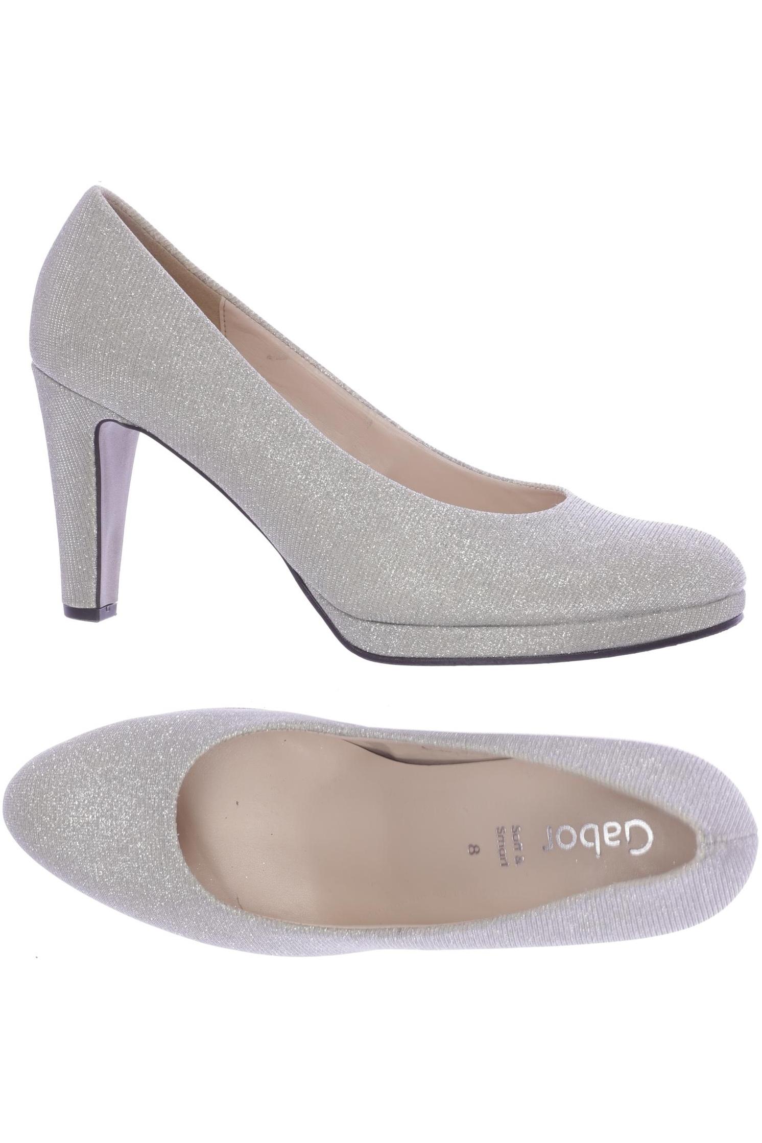 

Gabor Damen Pumps, silber, Gr. 8