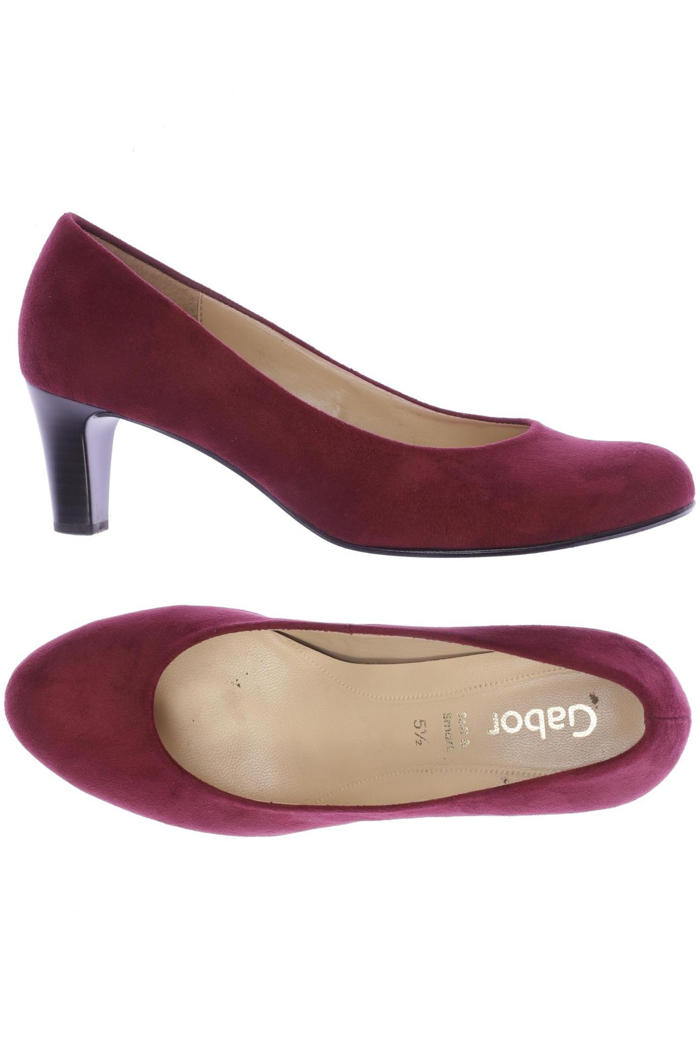 

Gabor Damen Pumps, bordeaux, Gr. 5.5