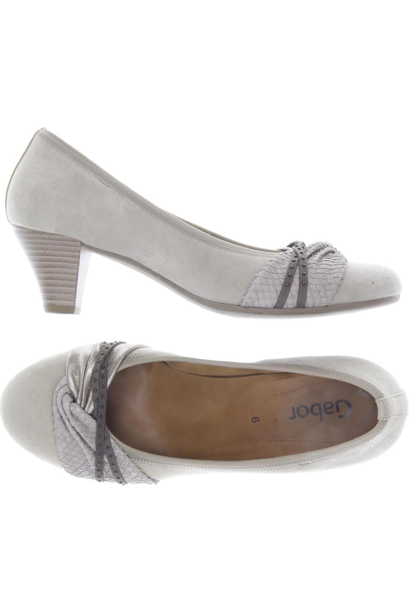 

Gabor Damen Pumps, beige, Gr. 6