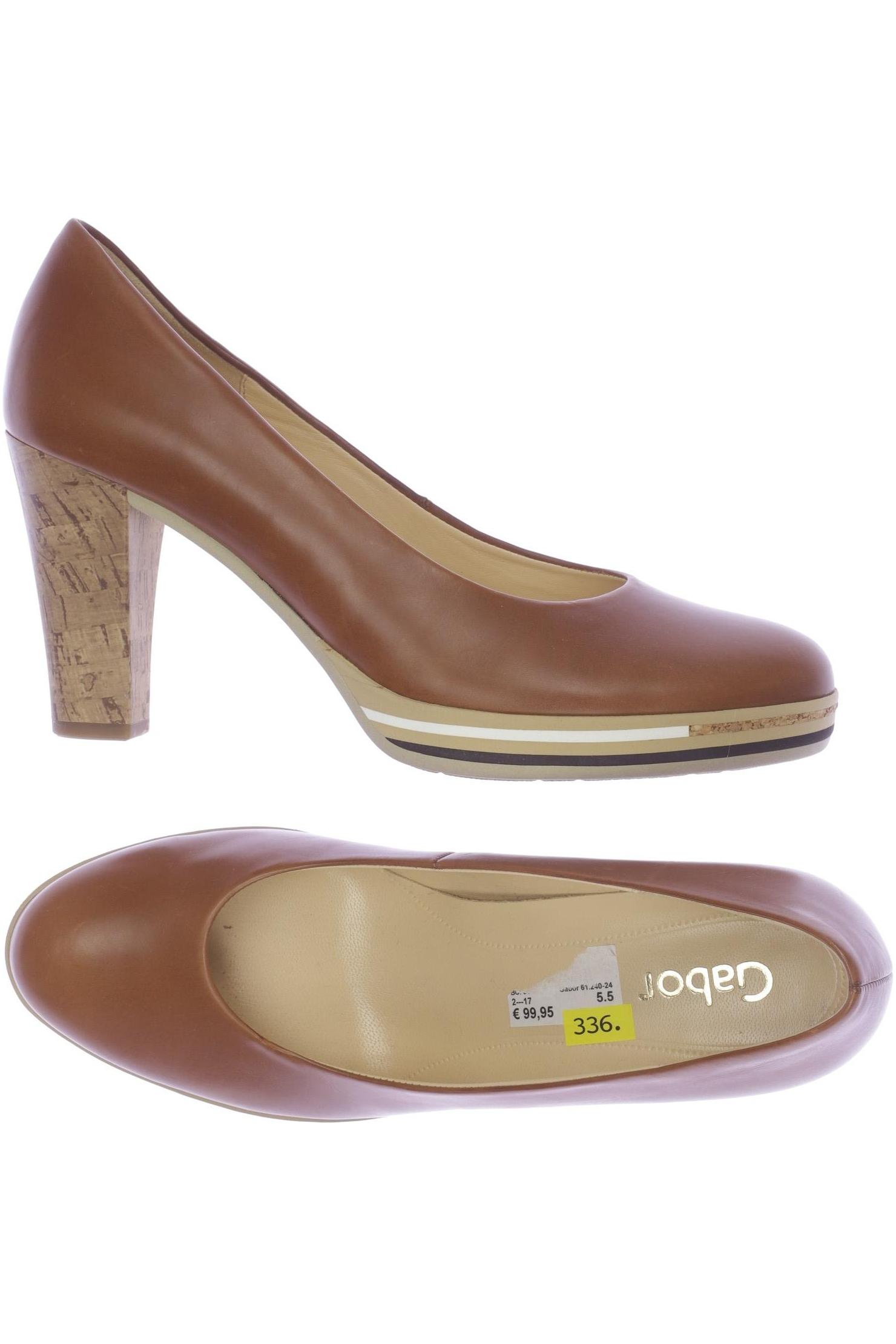 

Gabor Damen Pumps, braun, Gr. 5.5