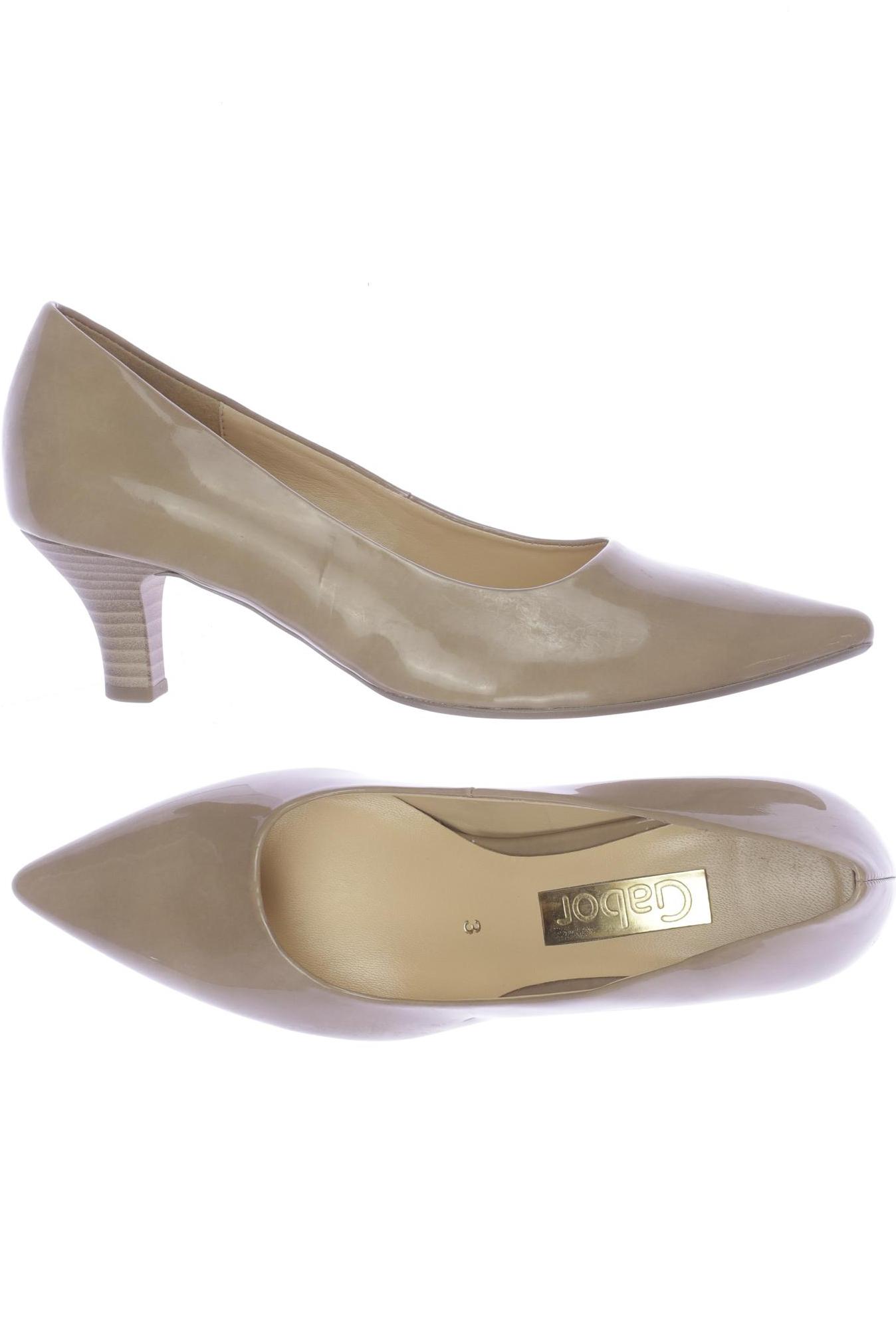 

Gabor Damen Pumps, beige, Gr. 3