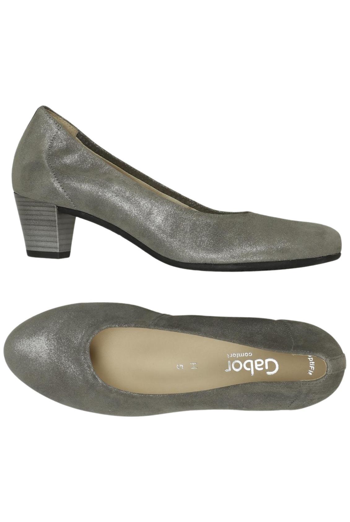 

Gabor Damen Pumps, silber, Gr. 5