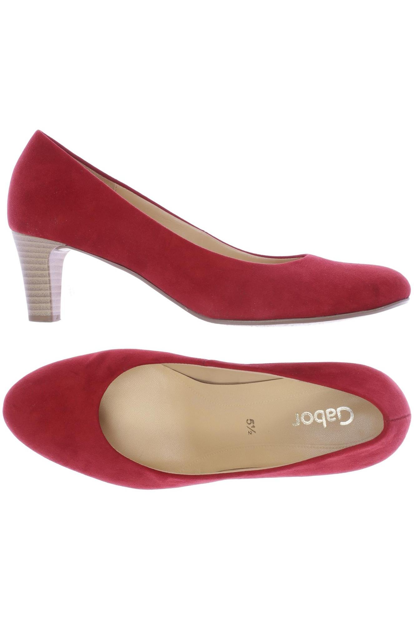 

Gabor Damen Pumps, rot, Gr. 5.5