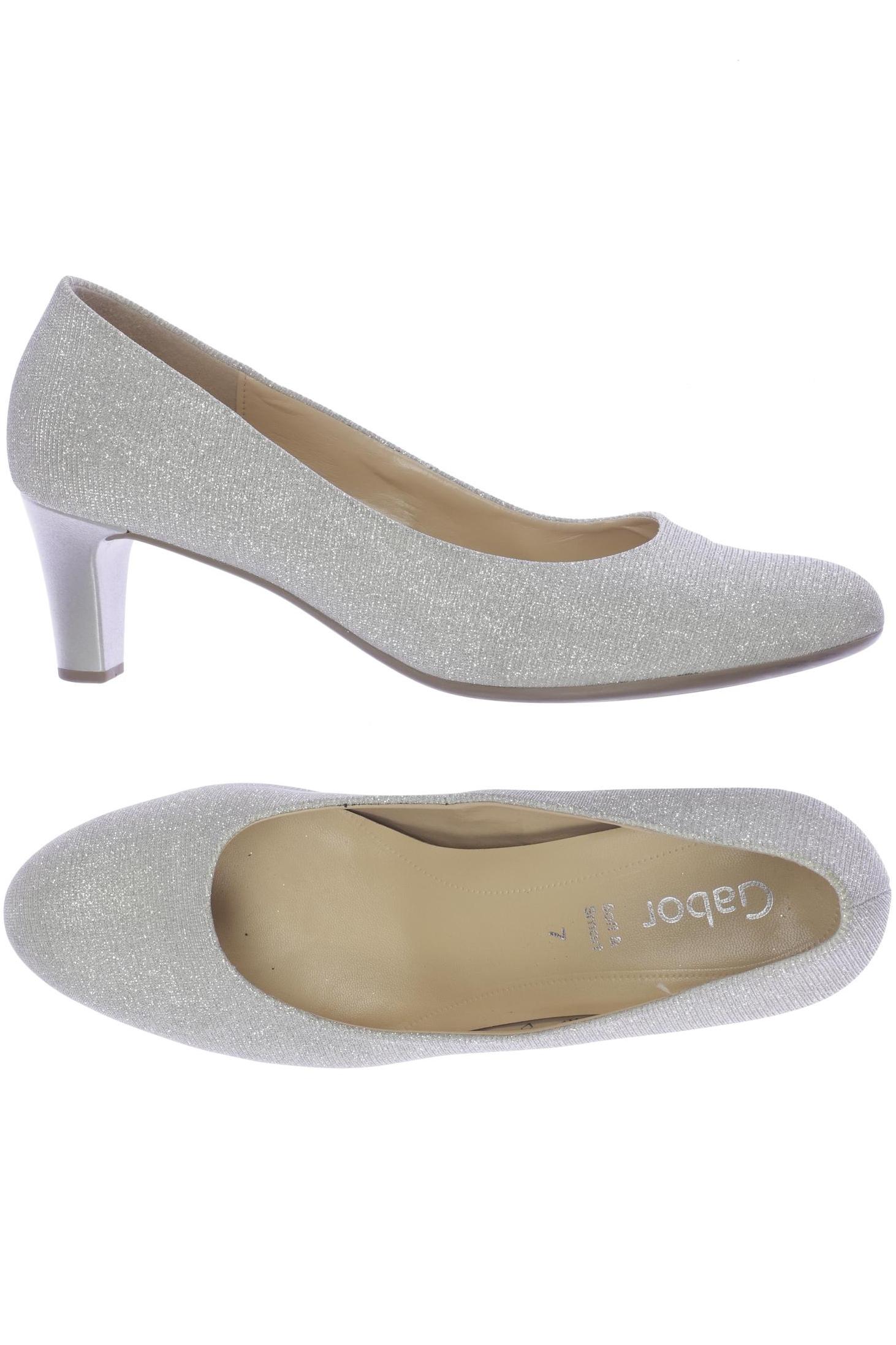 

Gabor Damen Pumps, silber, Gr. 7