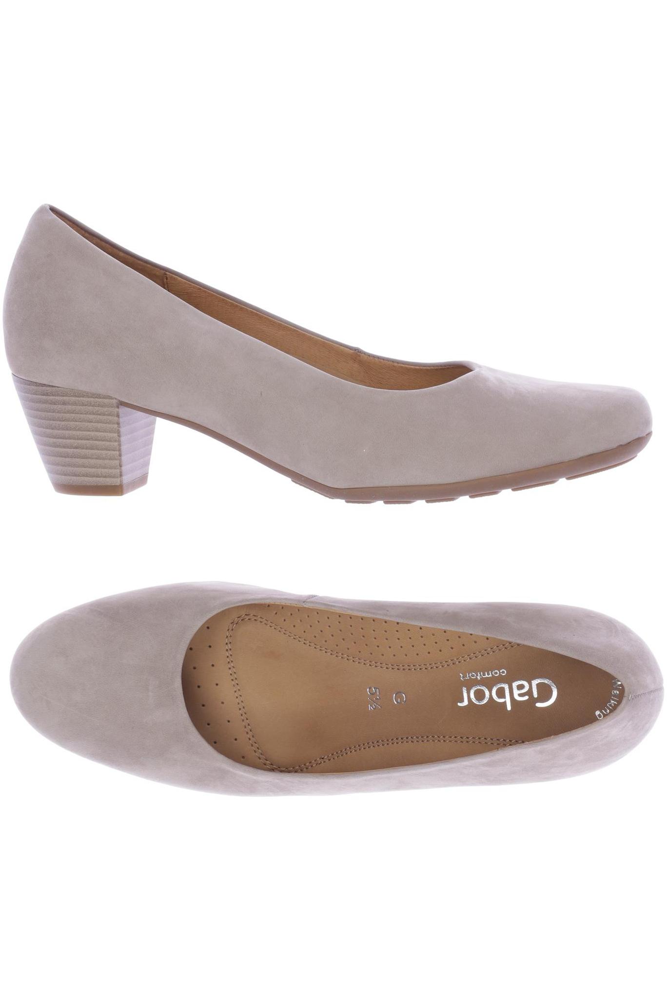 

Gabor Damen Pumps, beige, Gr. 5.5