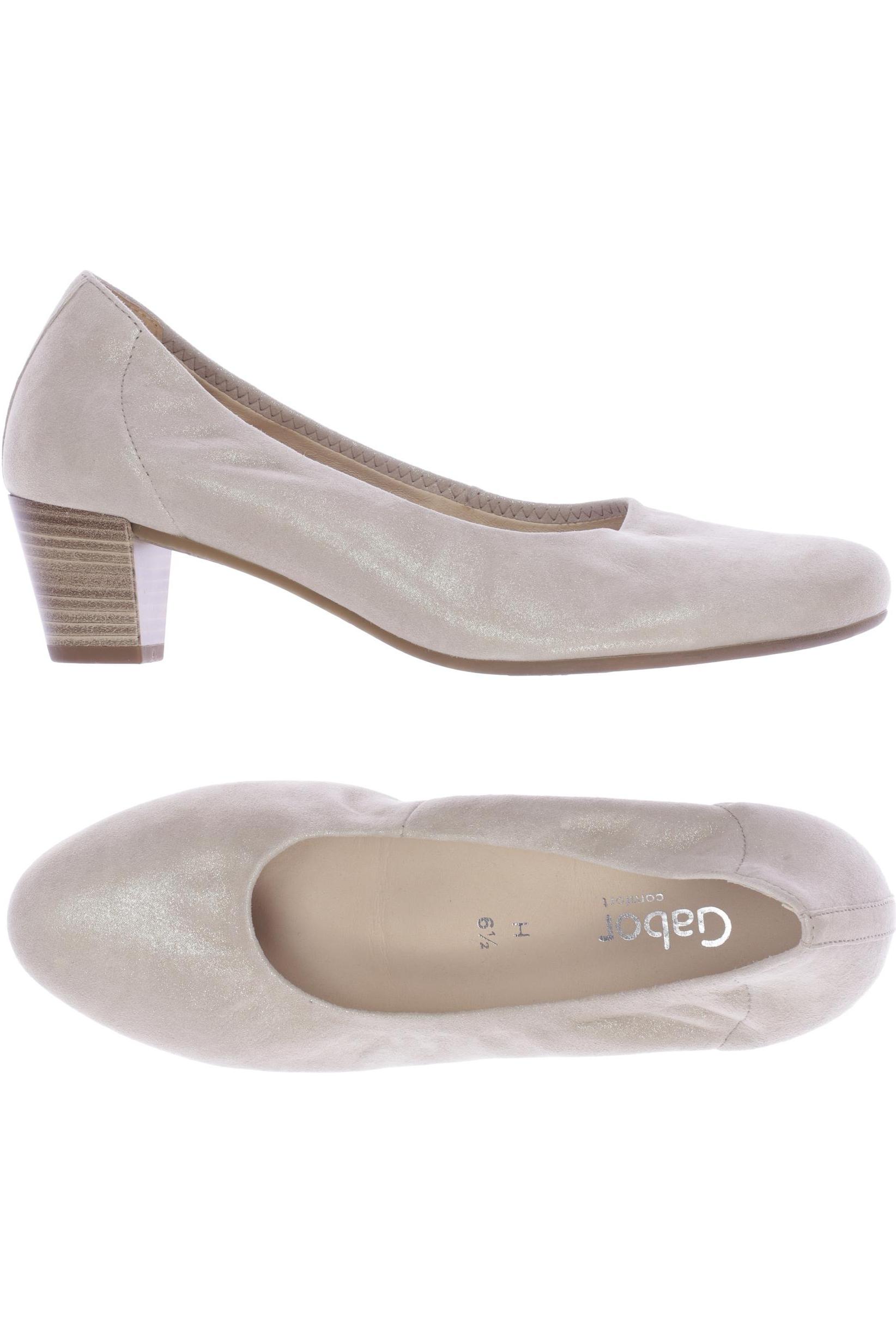 

Gabor Damen Pumps, beige, Gr. 6.5