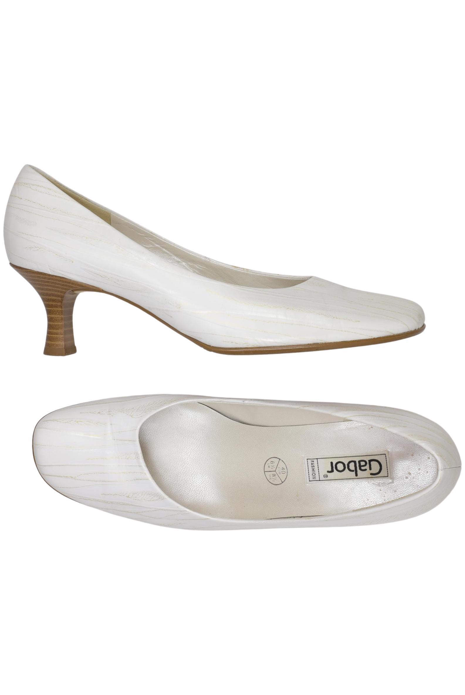 

Gabor Damen Pumps, weiß, Gr. 40