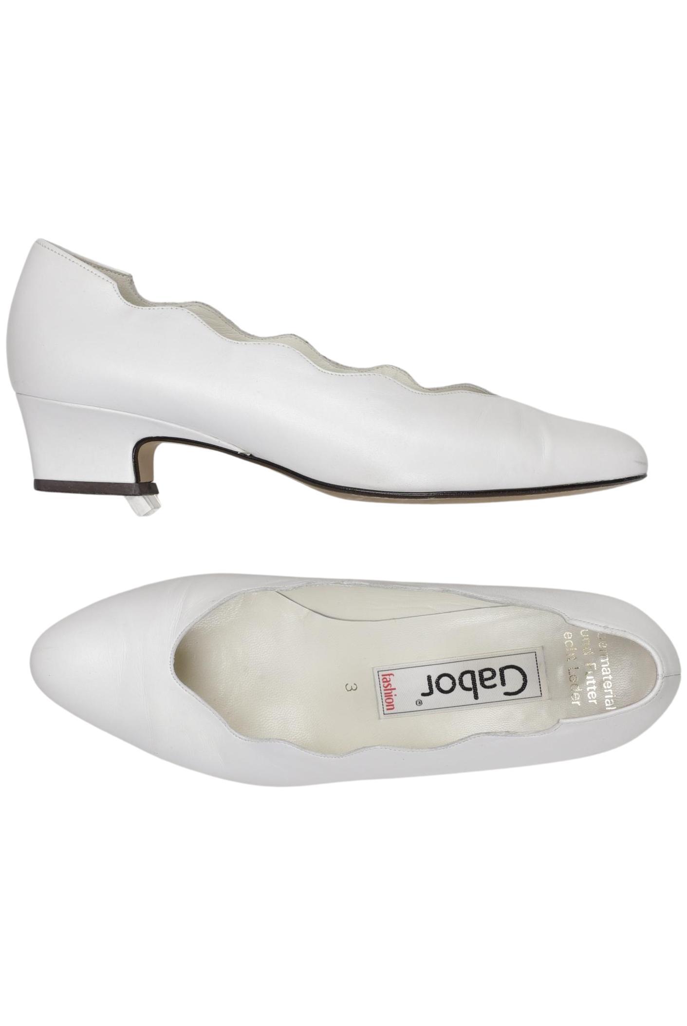 

Gabor Damen Pumps, weiß, Gr. 3