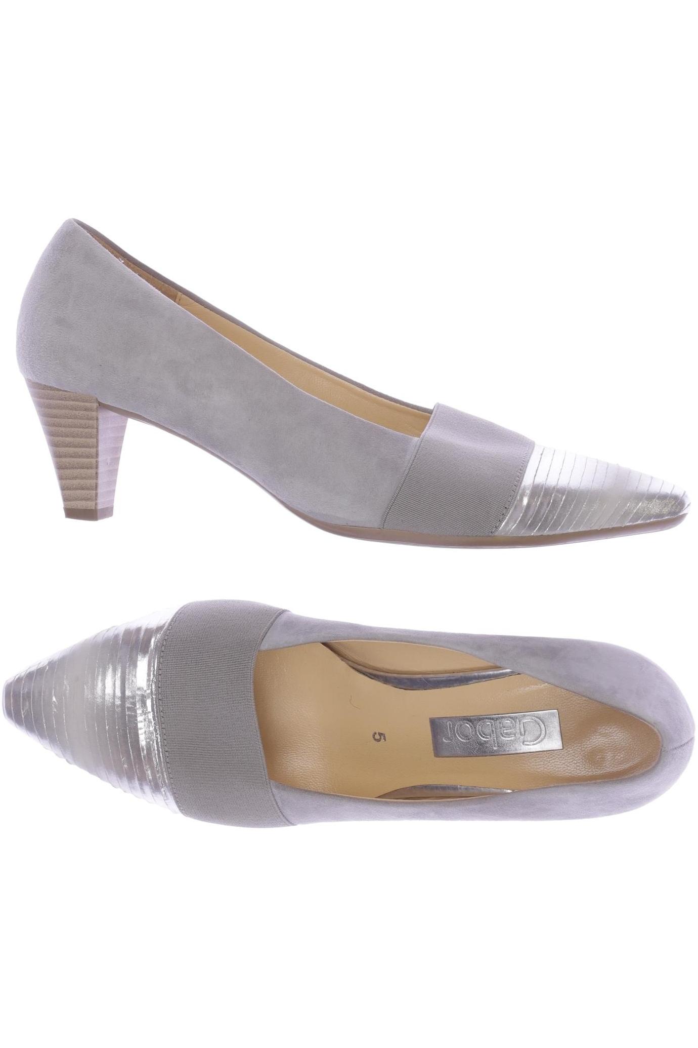 

Gabor Damen Pumps, grau, Gr. 5