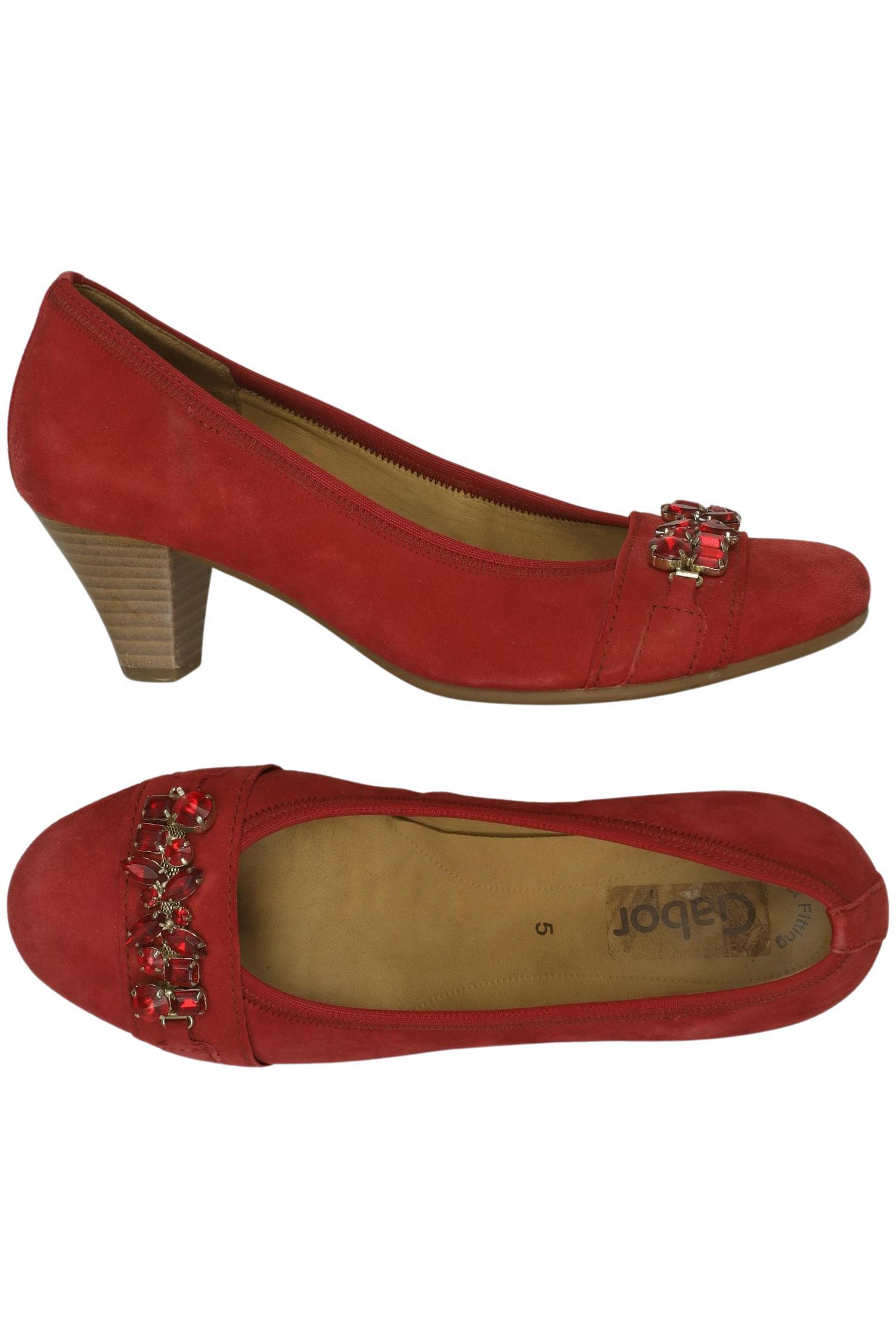 

Gabor Damen Pumps, rot, Gr. 5