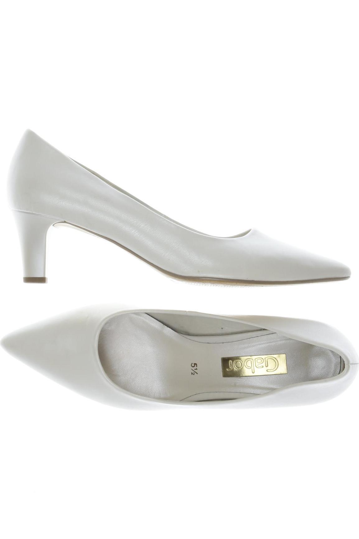

Gabor Damen Pumps, weiß, Gr. 5.5