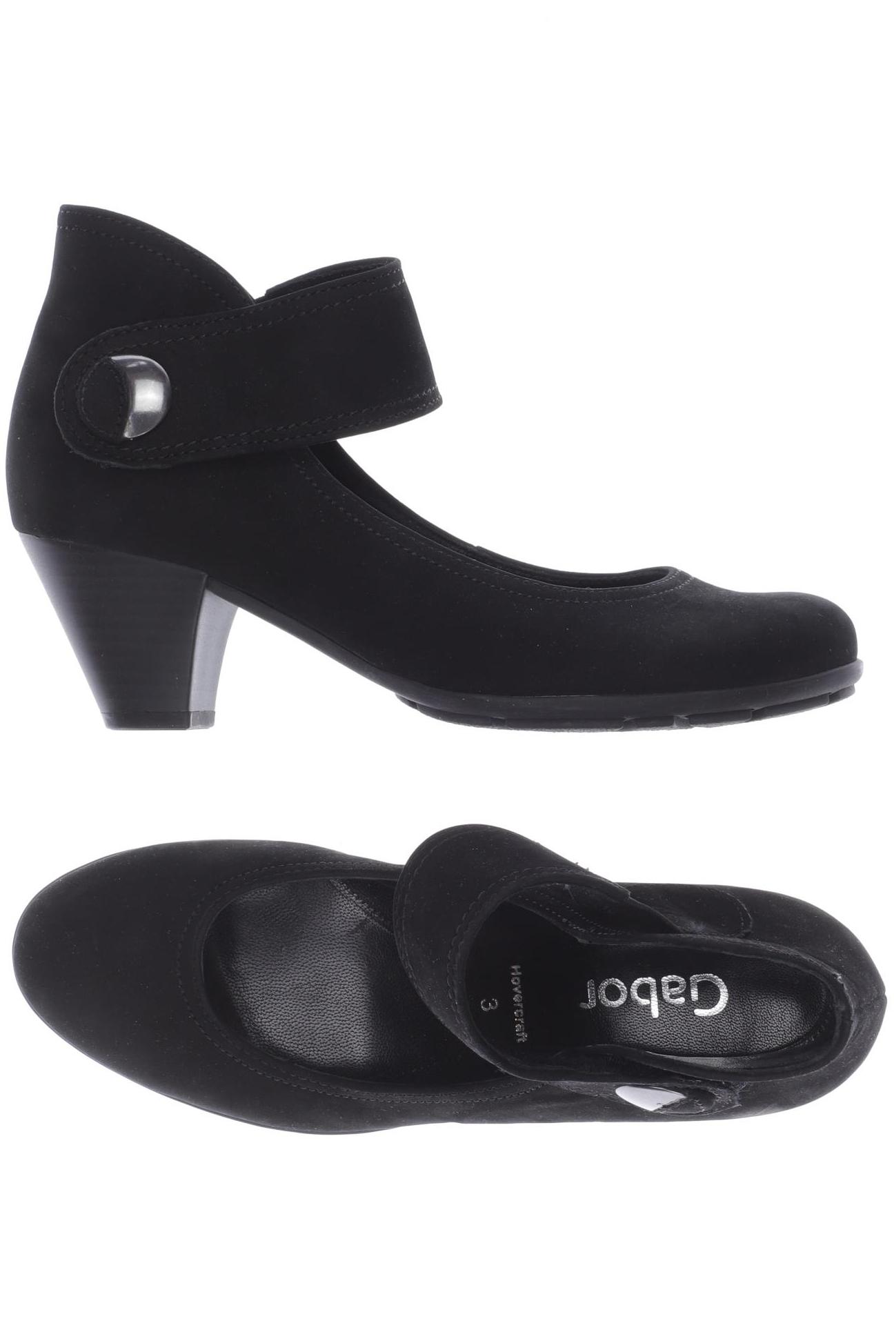 

Gabor Damen Pumps, schwarz, Gr. 3