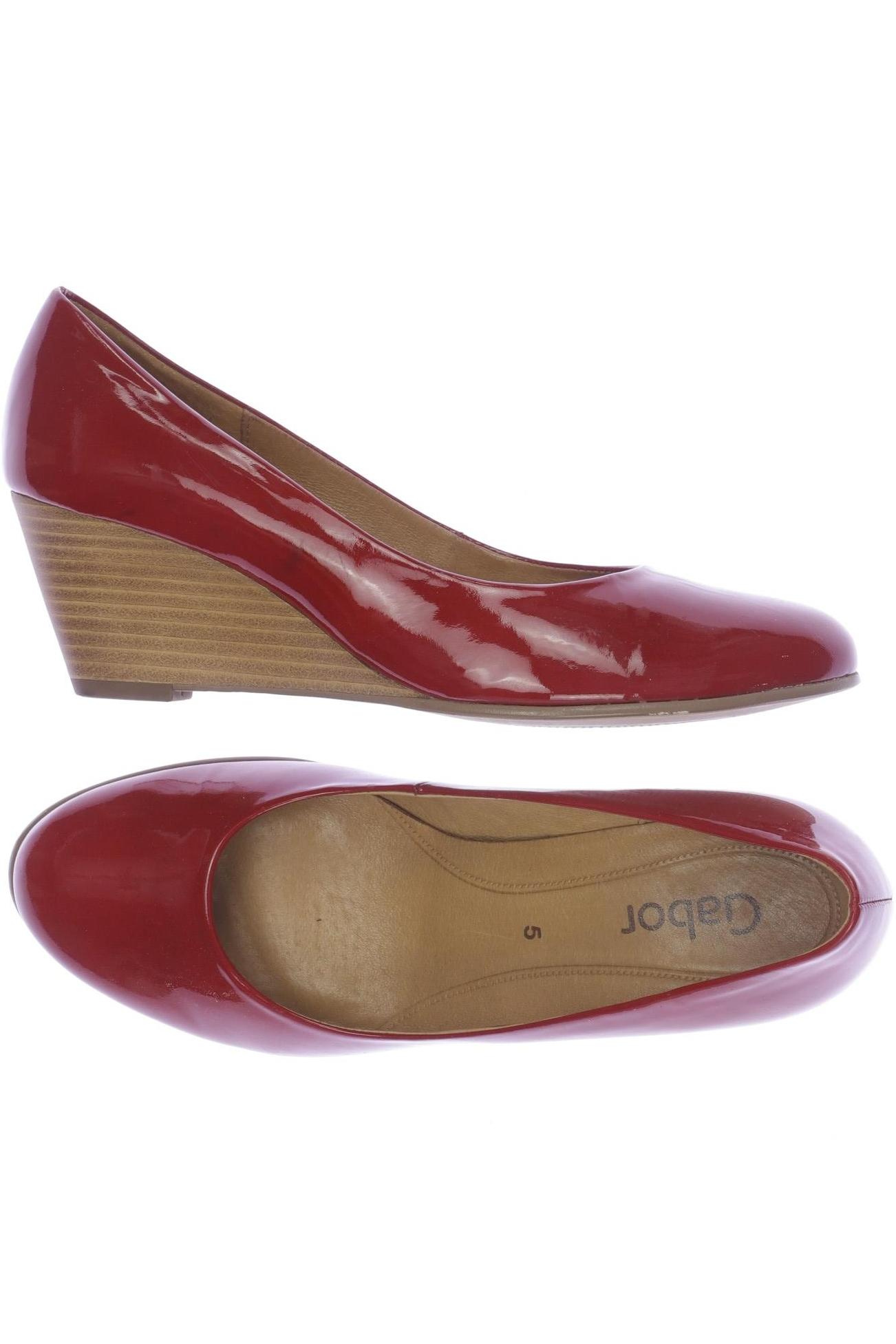 

Gabor Damen Pumps, rot, Gr. 5