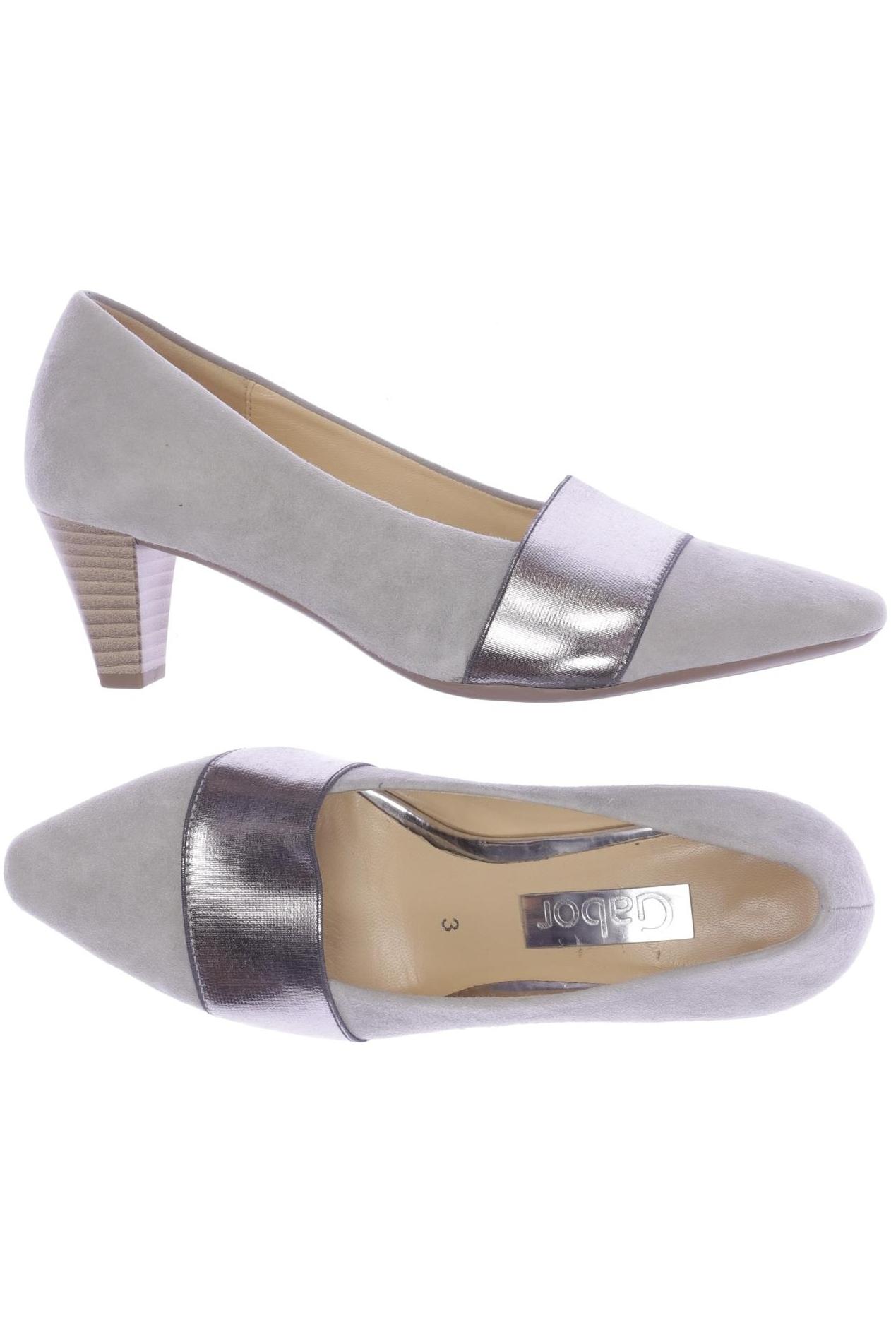 

Gabor Damen Pumps, grau, Gr. 3