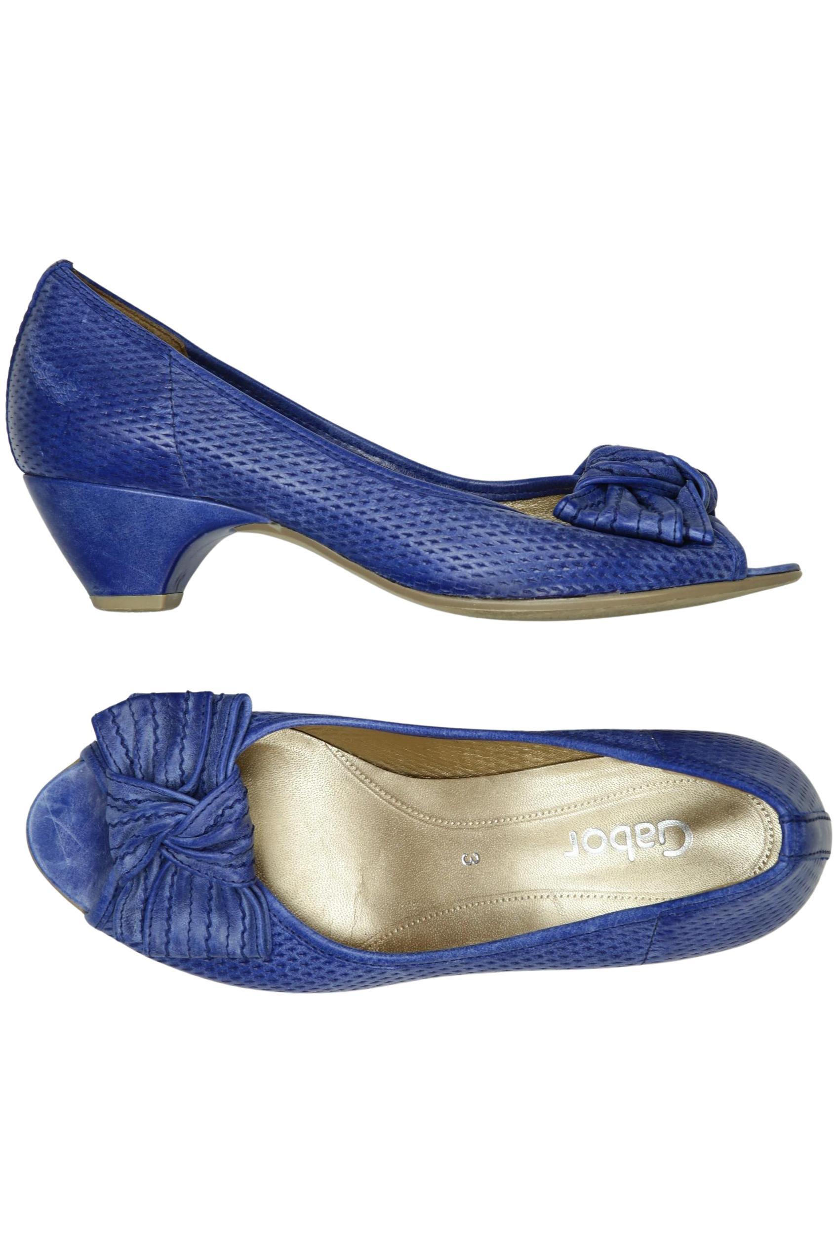 

Gabor Damen Pumps, blau, Gr. 3