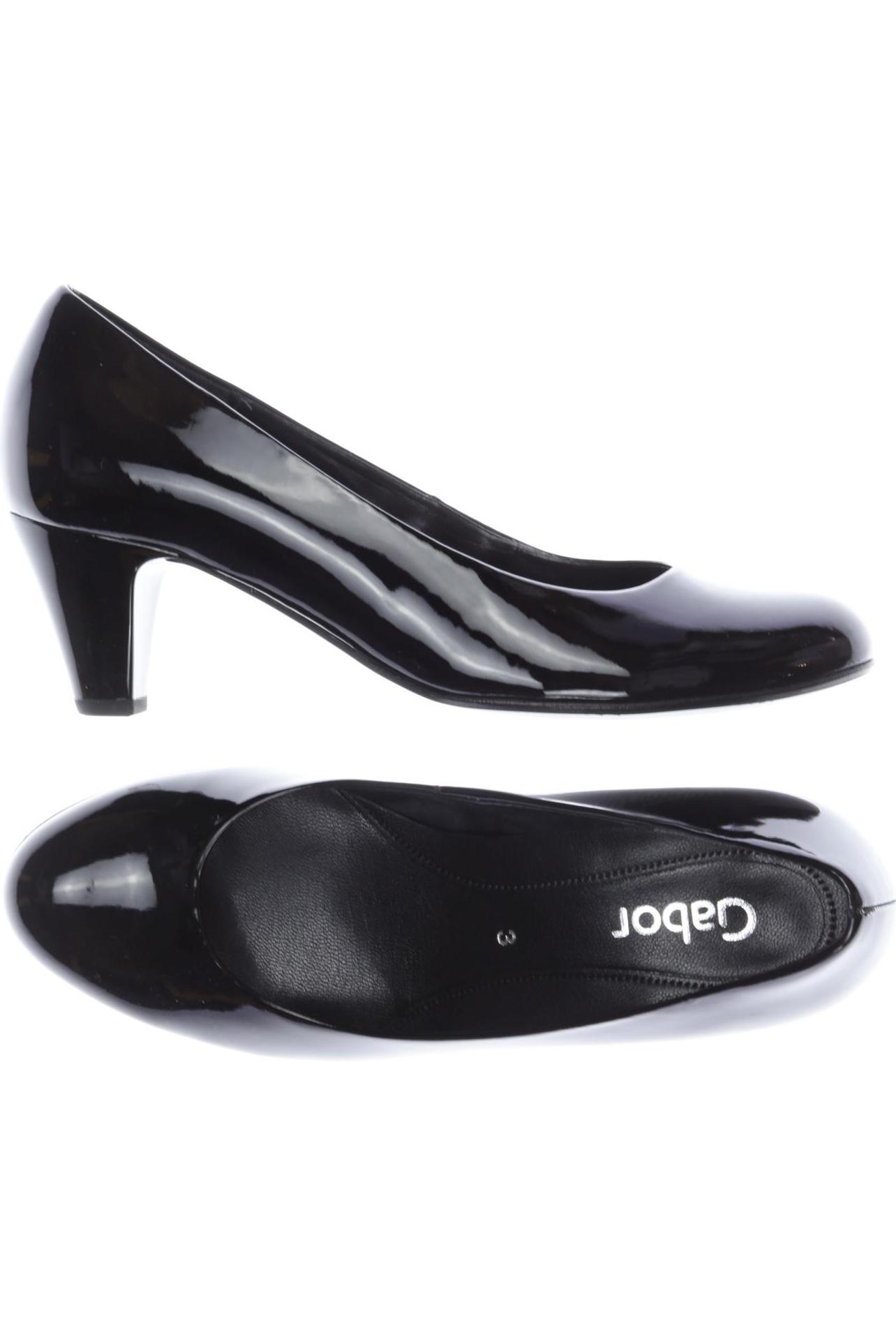 

Gabor Damen Pumps, schwarz, Gr. 3