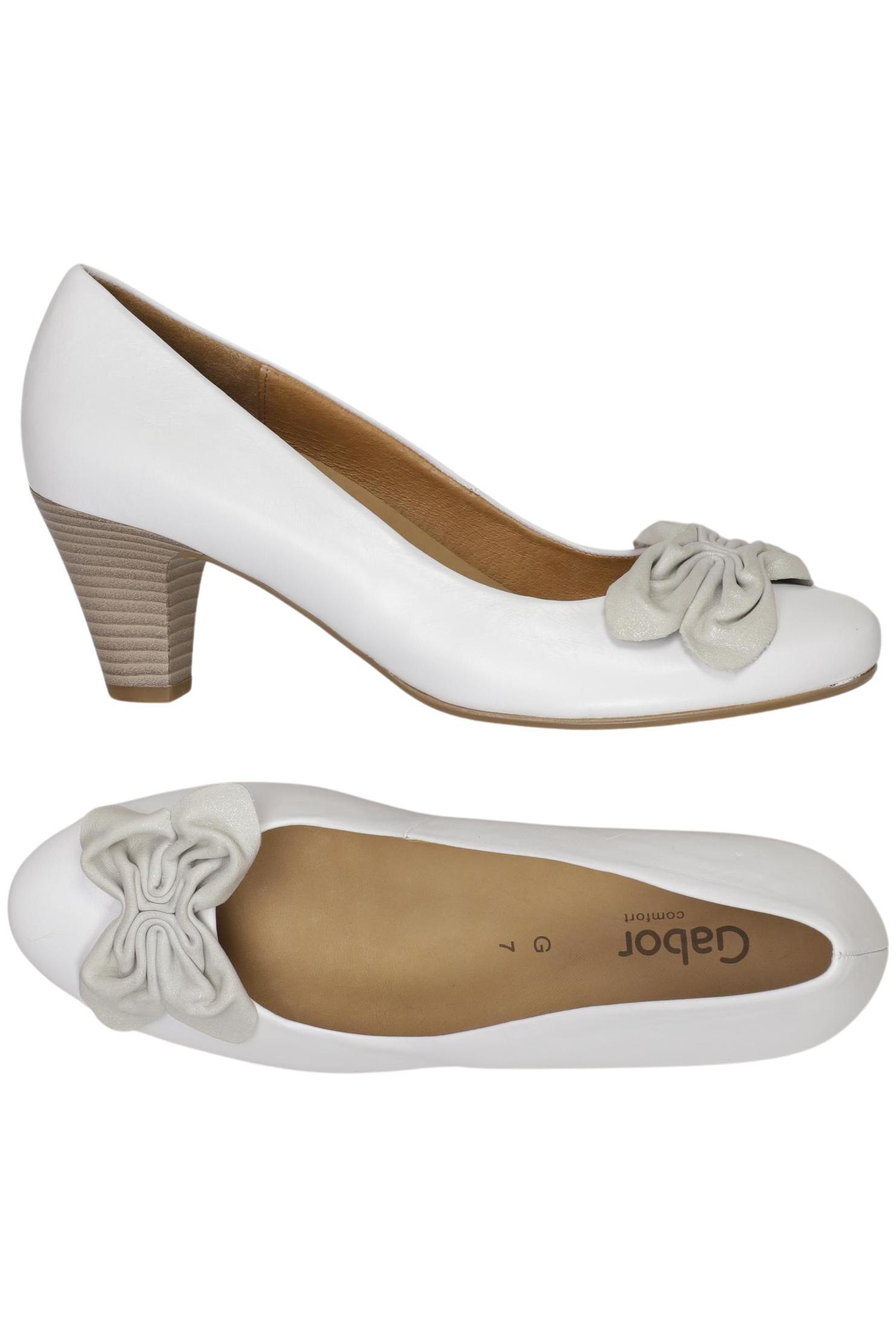 

Gabor Damen Pumps, weiß, Gr. 7