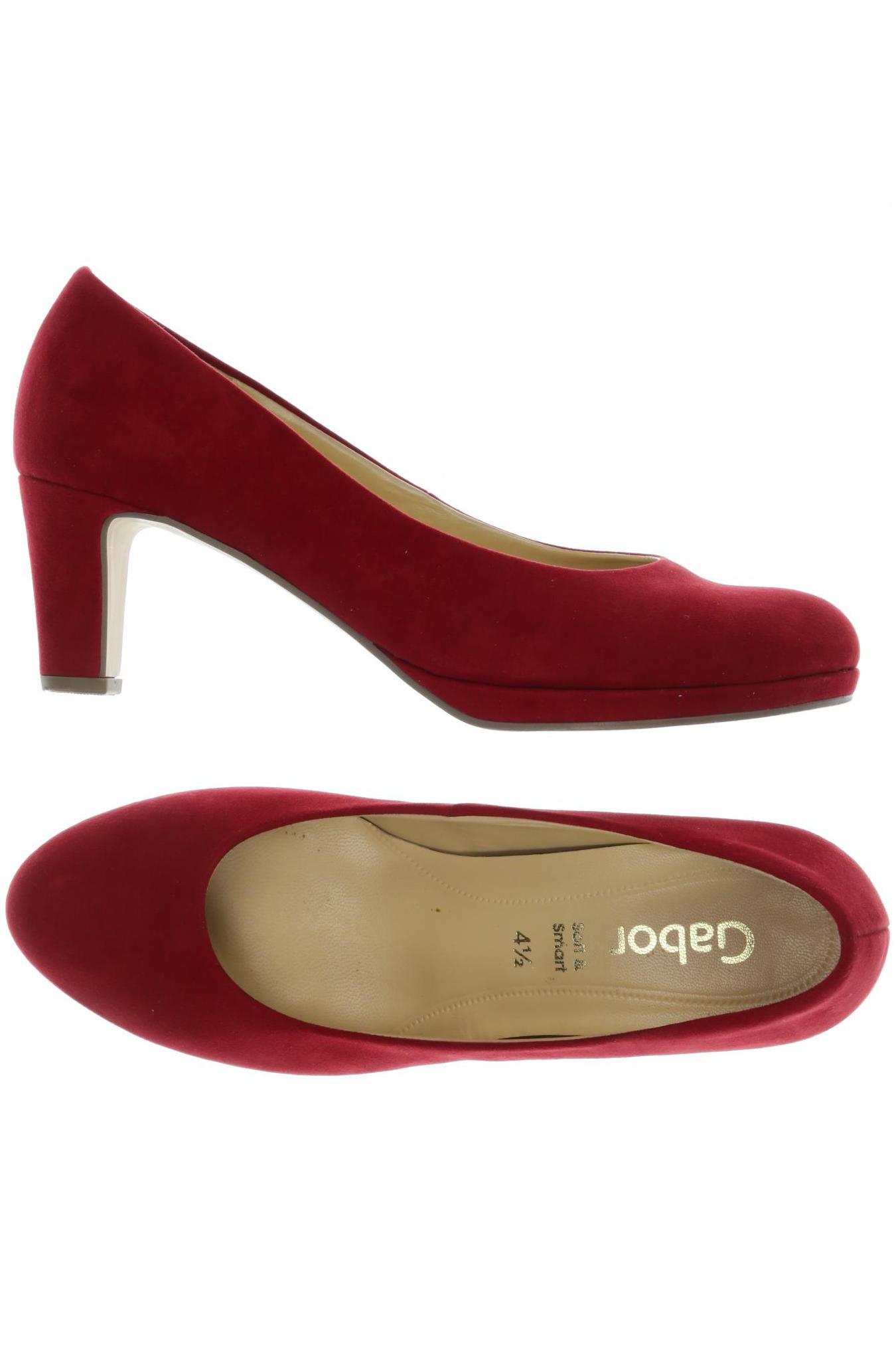 

Gabor Damen Pumps, rot, Gr. 4.5
