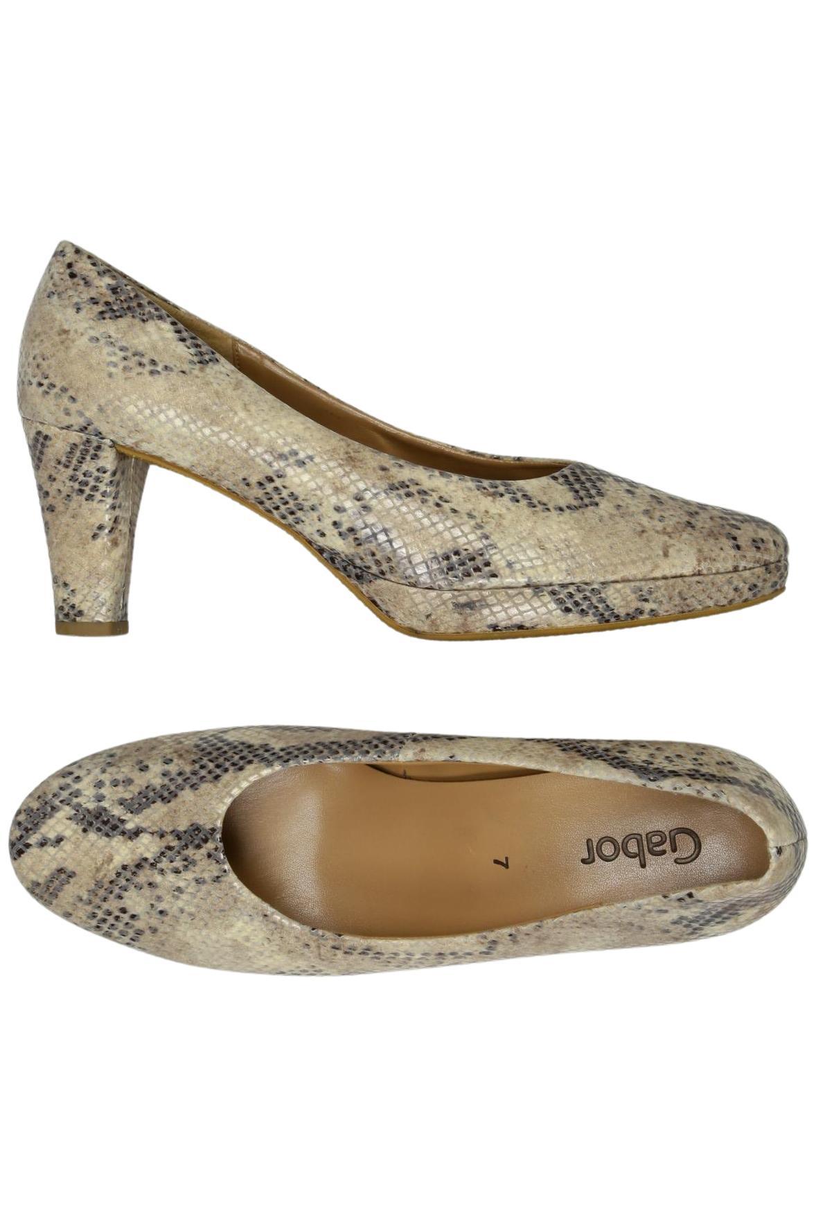 

Gabor Damen Pumps, beige, Gr. 7