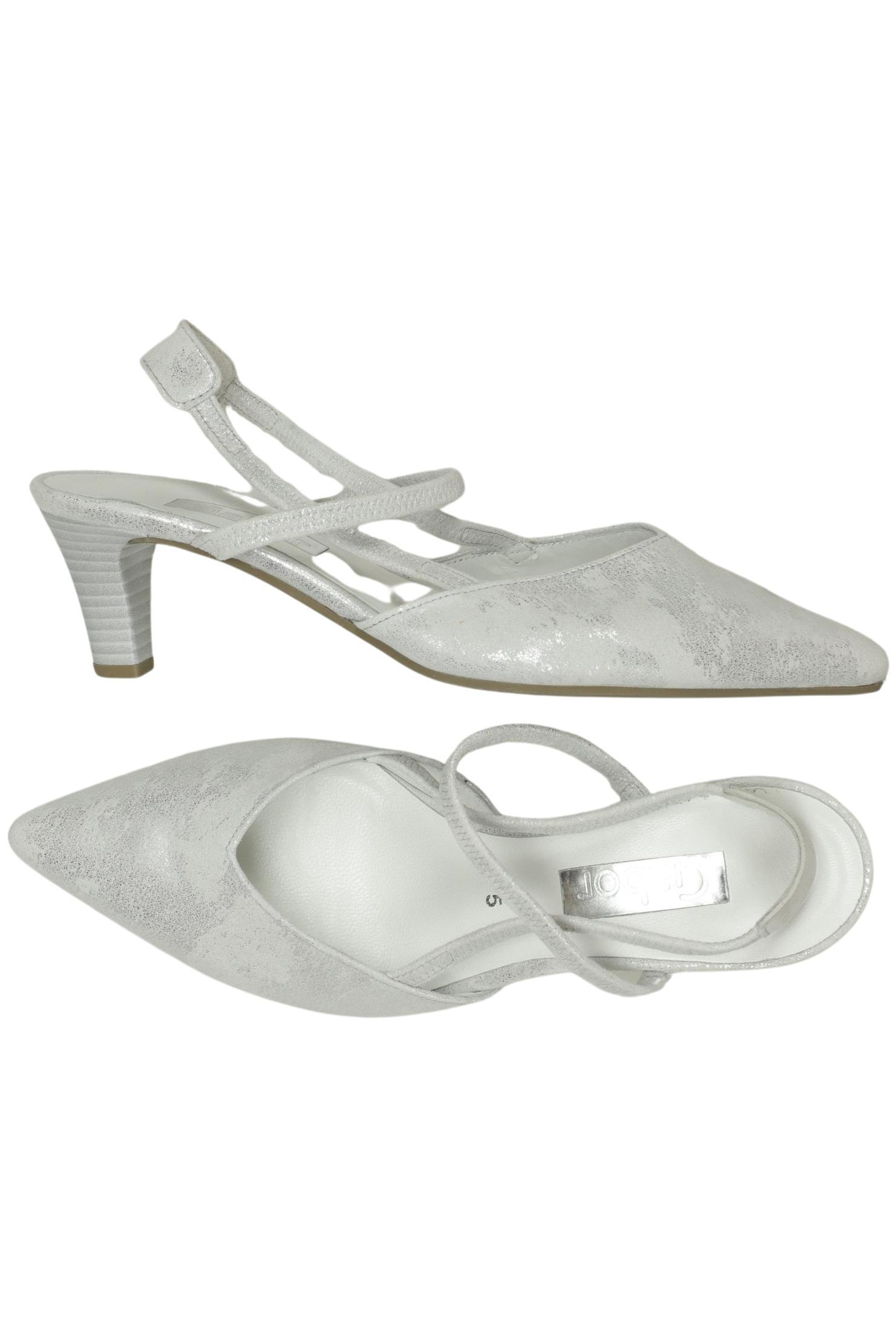 

Gabor Damen Pumps, silber, Gr. 5