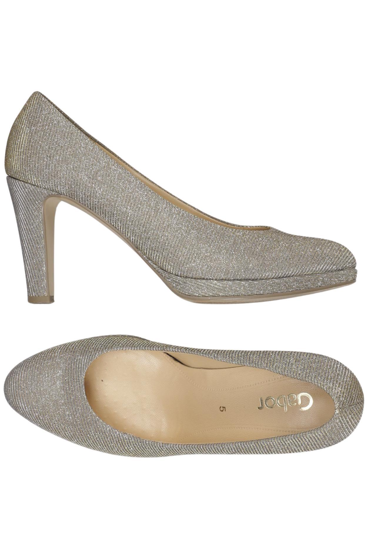 

Gabor Damen Pumps, gold, Gr. 5