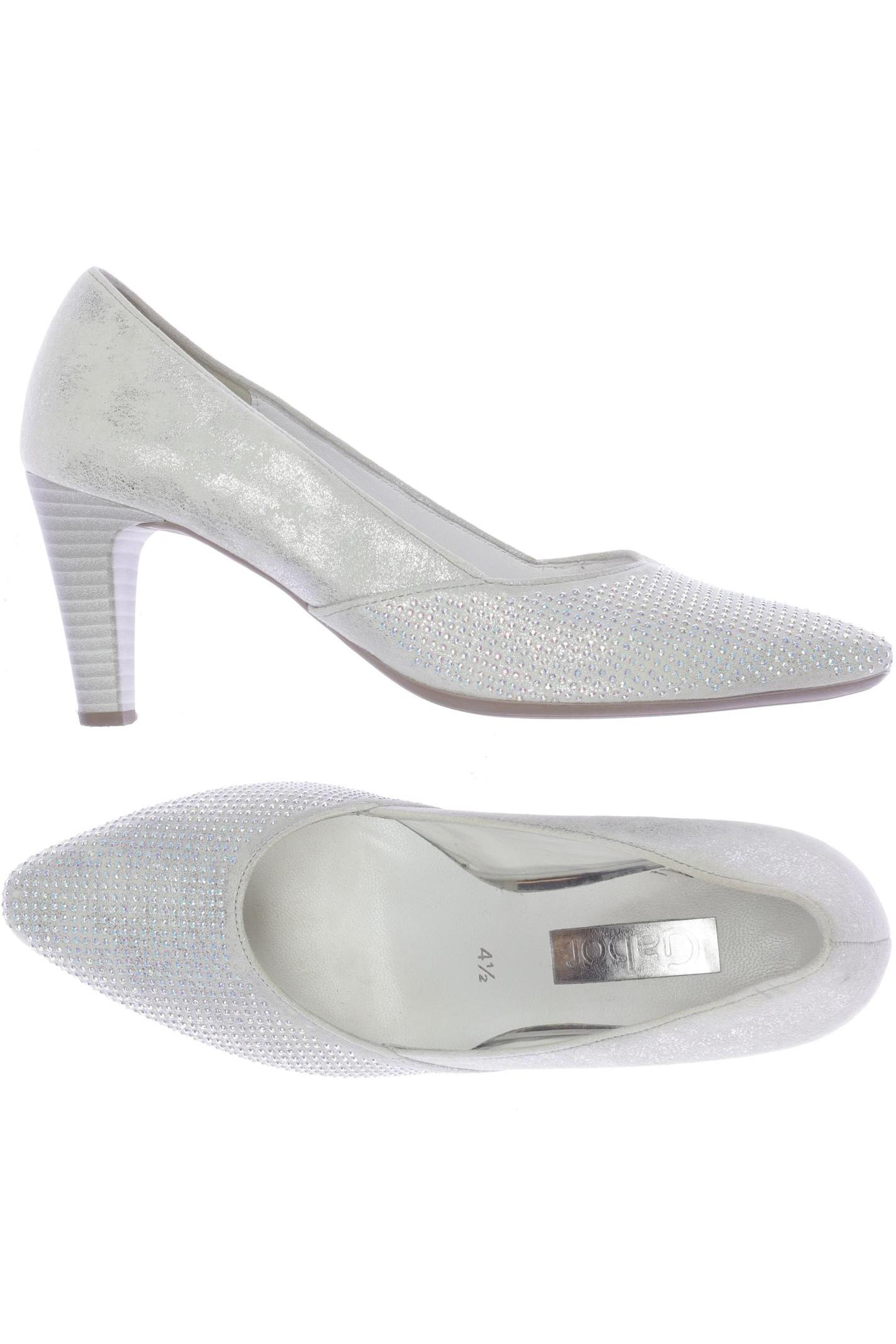 

Gabor Damen Pumps, silber, Gr. 4.5