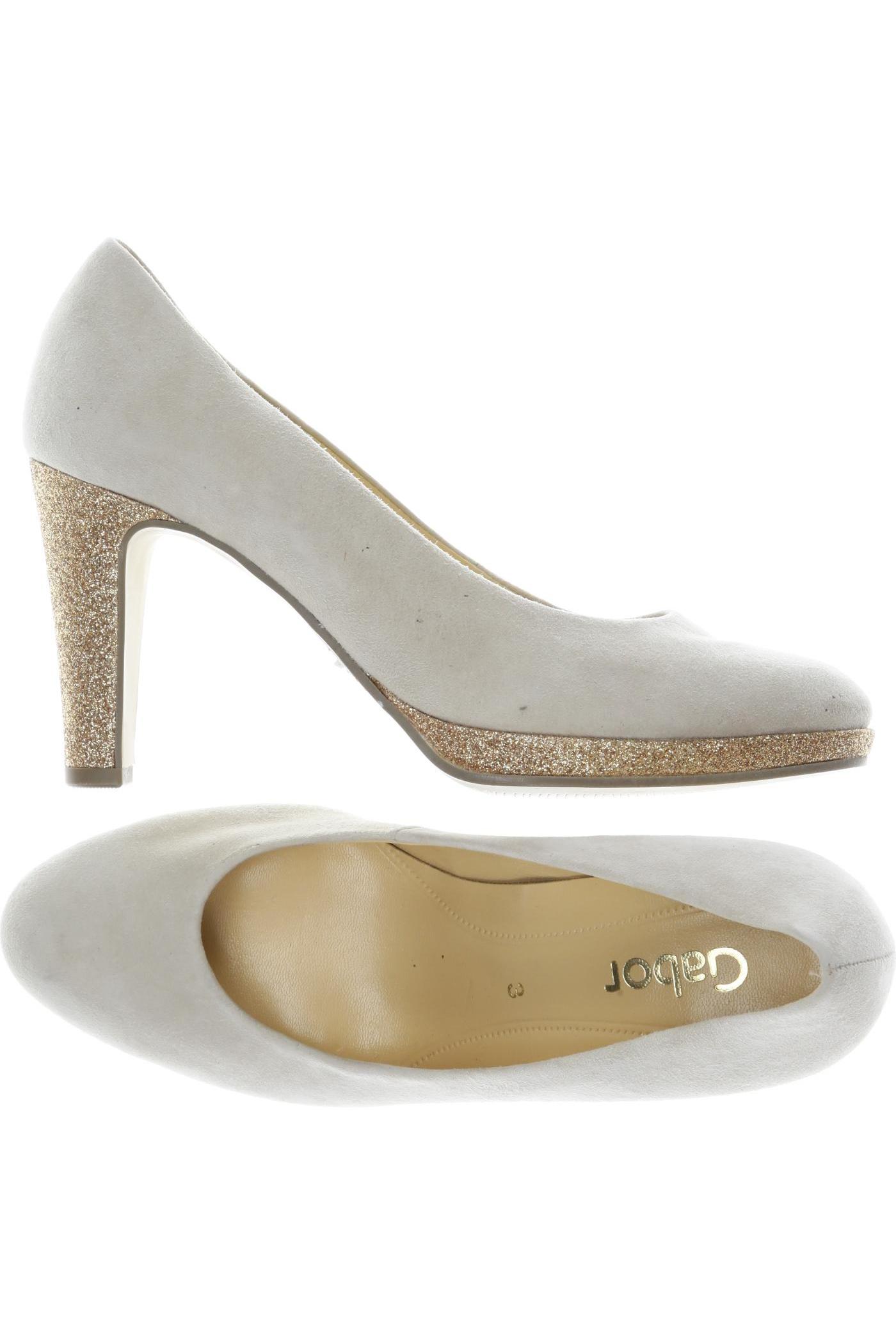 

Gabor Damen Pumps, beige, Gr. 3