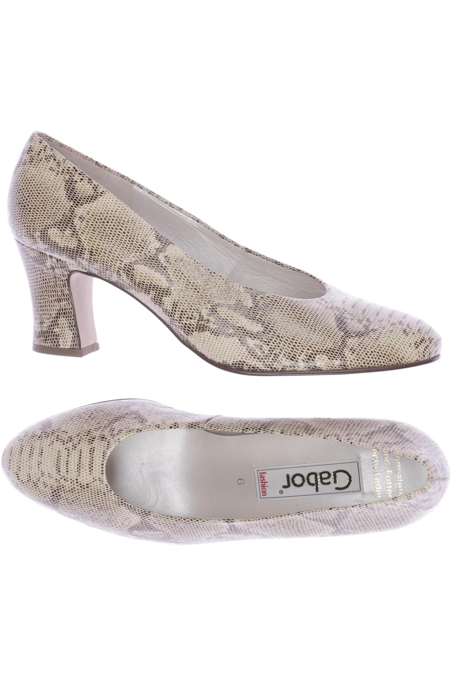 

Gabor Damen Pumps, beige, Gr. 6