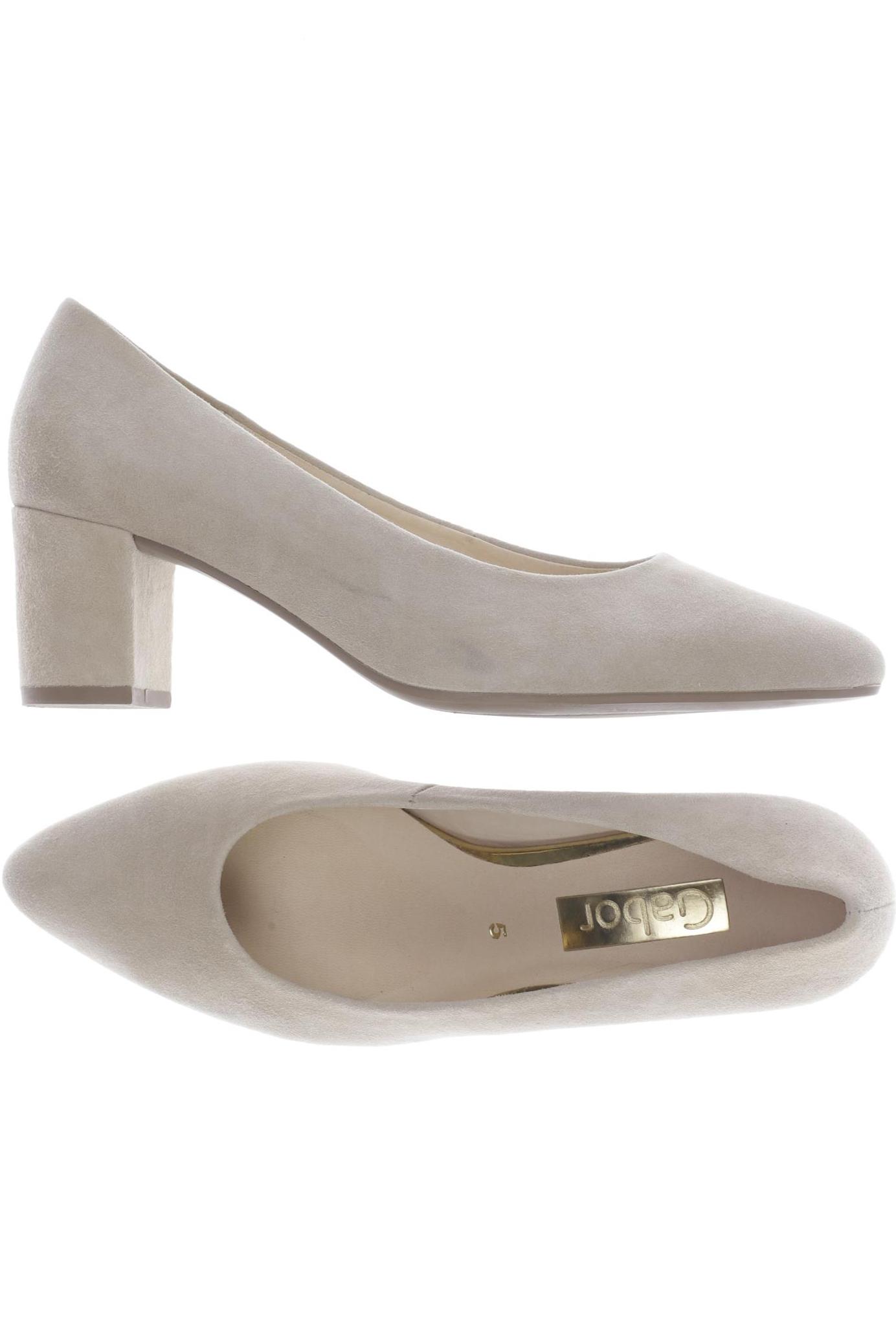 

Gabor Damen Pumps, beige, Gr. 5