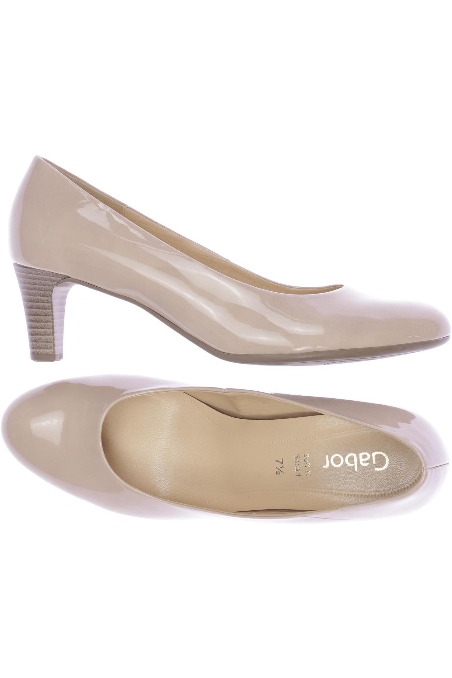 

Gabor Damen Pumps, beige, Gr. 7.5