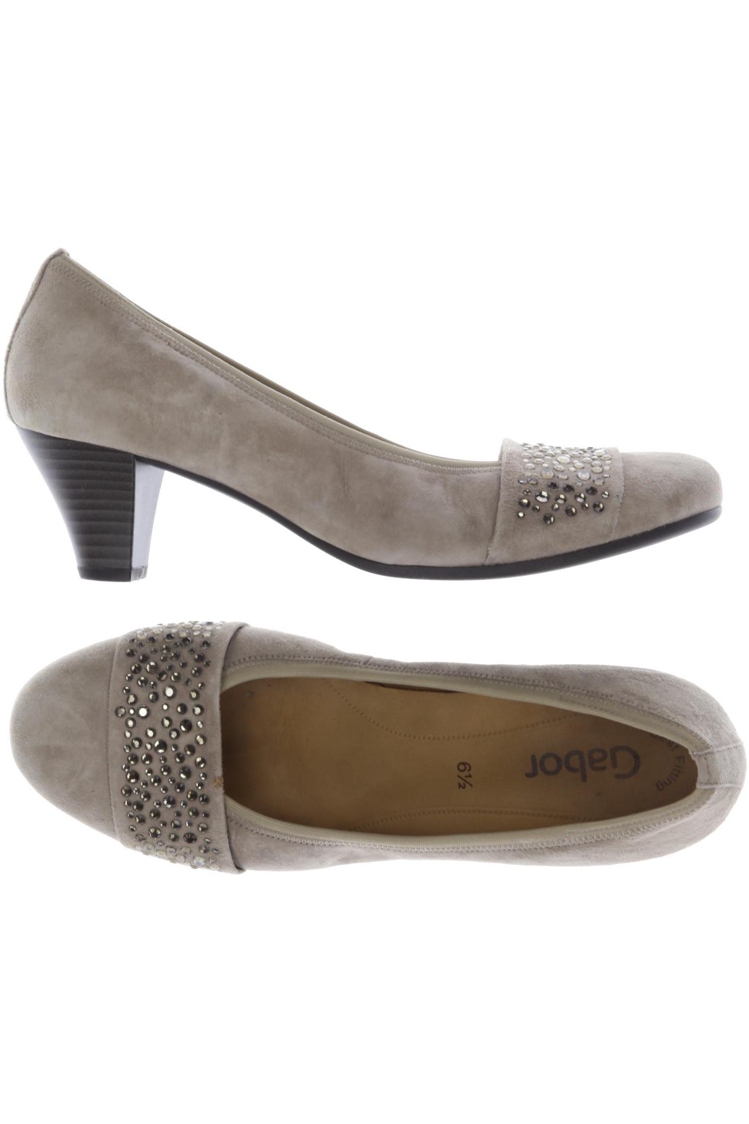 

Gabor Damen Pumps, beige, Gr. 6.5